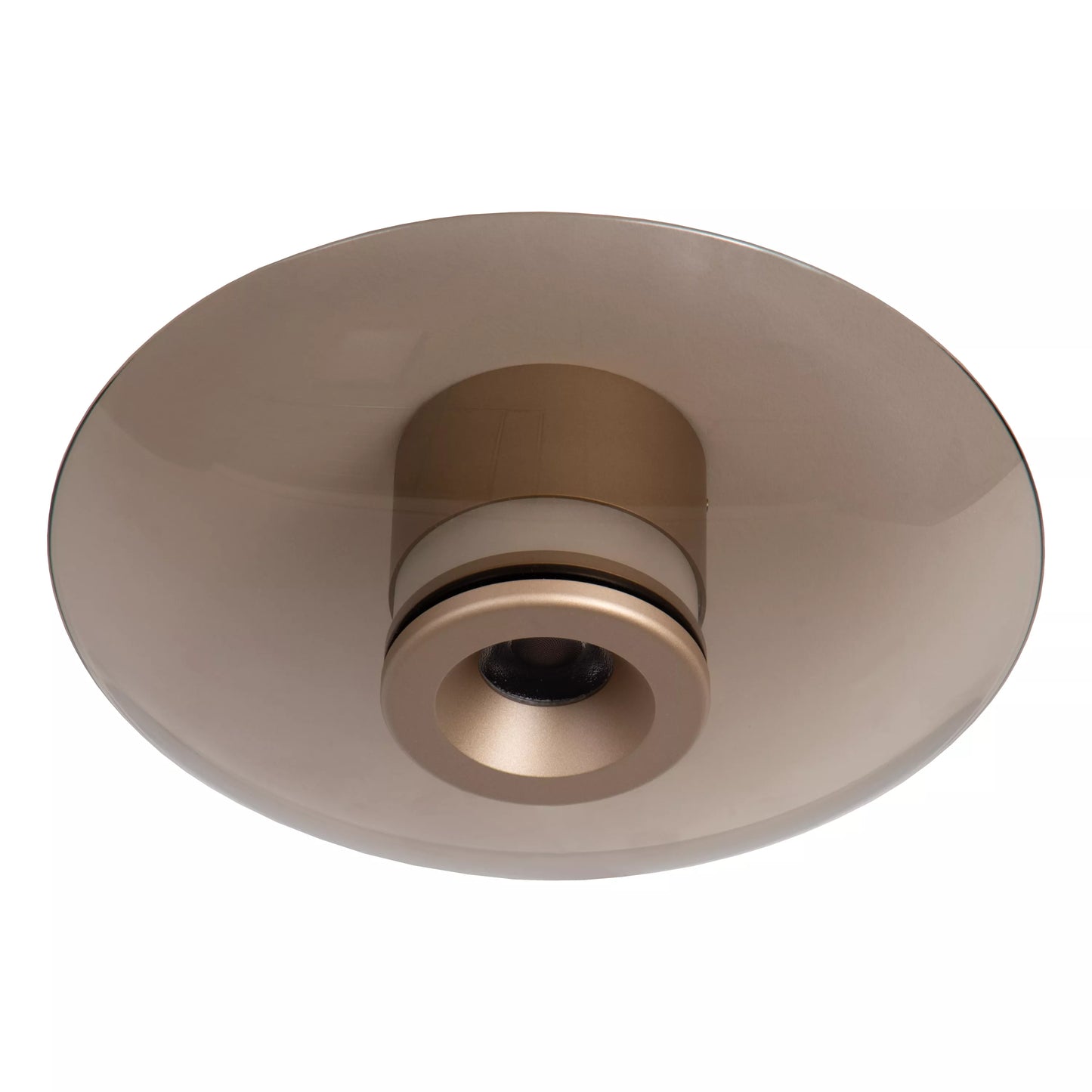 Lucide SANTIAGO - Flush ceiling light - Ø 23 cm - LED Dim. - CCT - 1x10W 2700K/4000K - Amber | Premium