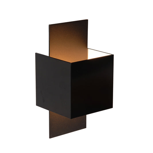 Lucide CUBO - Wall light - 1xG9 - Black