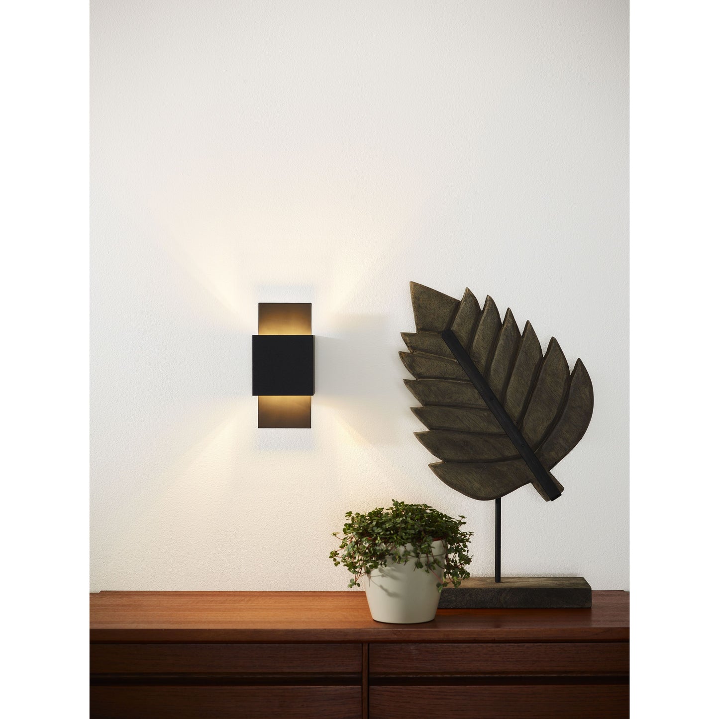Lucide CUBO - Wall light - 1xG9 - Black