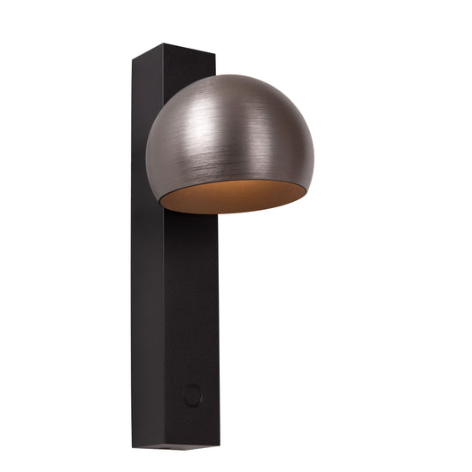 Lucide ESFERA - Wall light - LED Dim. - 1x9W 2700K - Grey iron