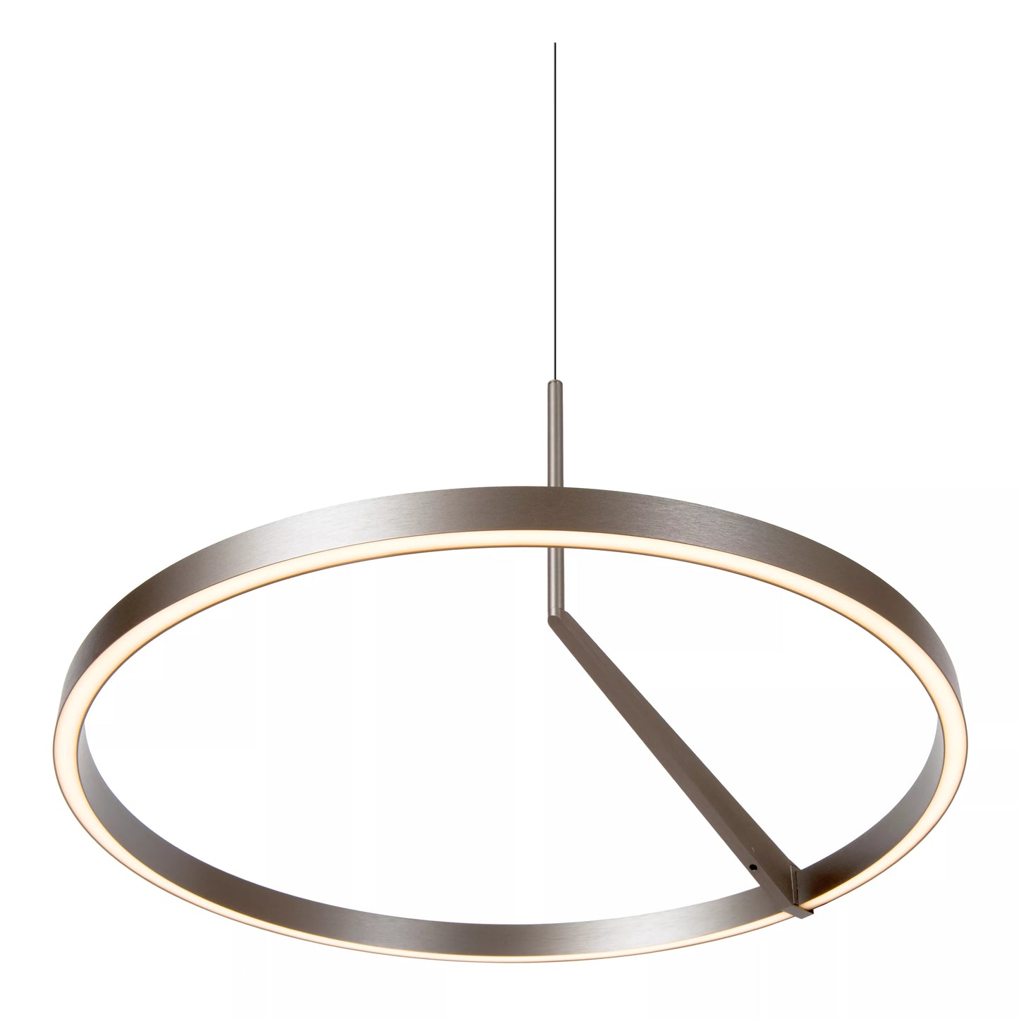 Lucide APPLAUSE - Pendant light - Ø 60 cm - LED Dim. - CCT - 1x32W 2700K/4000K - Hand Wave Sensor - Grey iron | Premium