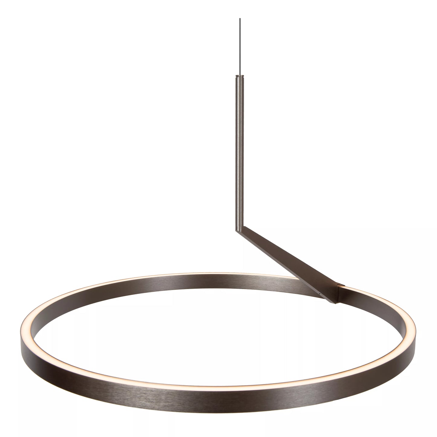 Lucide APPLAUSE - Pendant light - Ø 60 cm - LED Dim. - CCT - 1x32W 2700K/4000K - Hand Wave Sensor - Grey iron | Premium