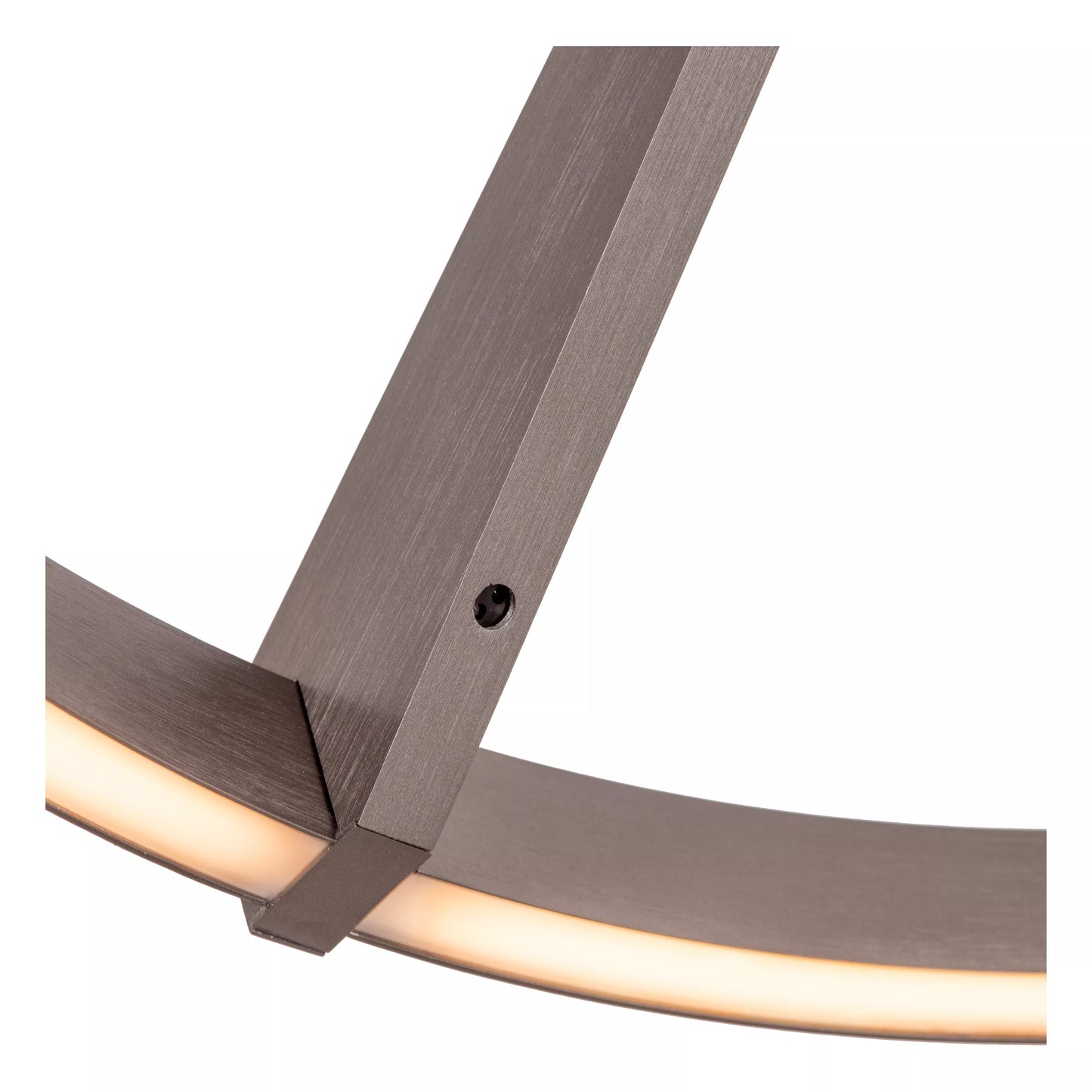 Lucide APPLAUSE - Pendant light - Ø 60 cm - LED Dim. - CCT - 1x32W 2700K/4000K - Hand Wave Sensor - Grey iron | Premium