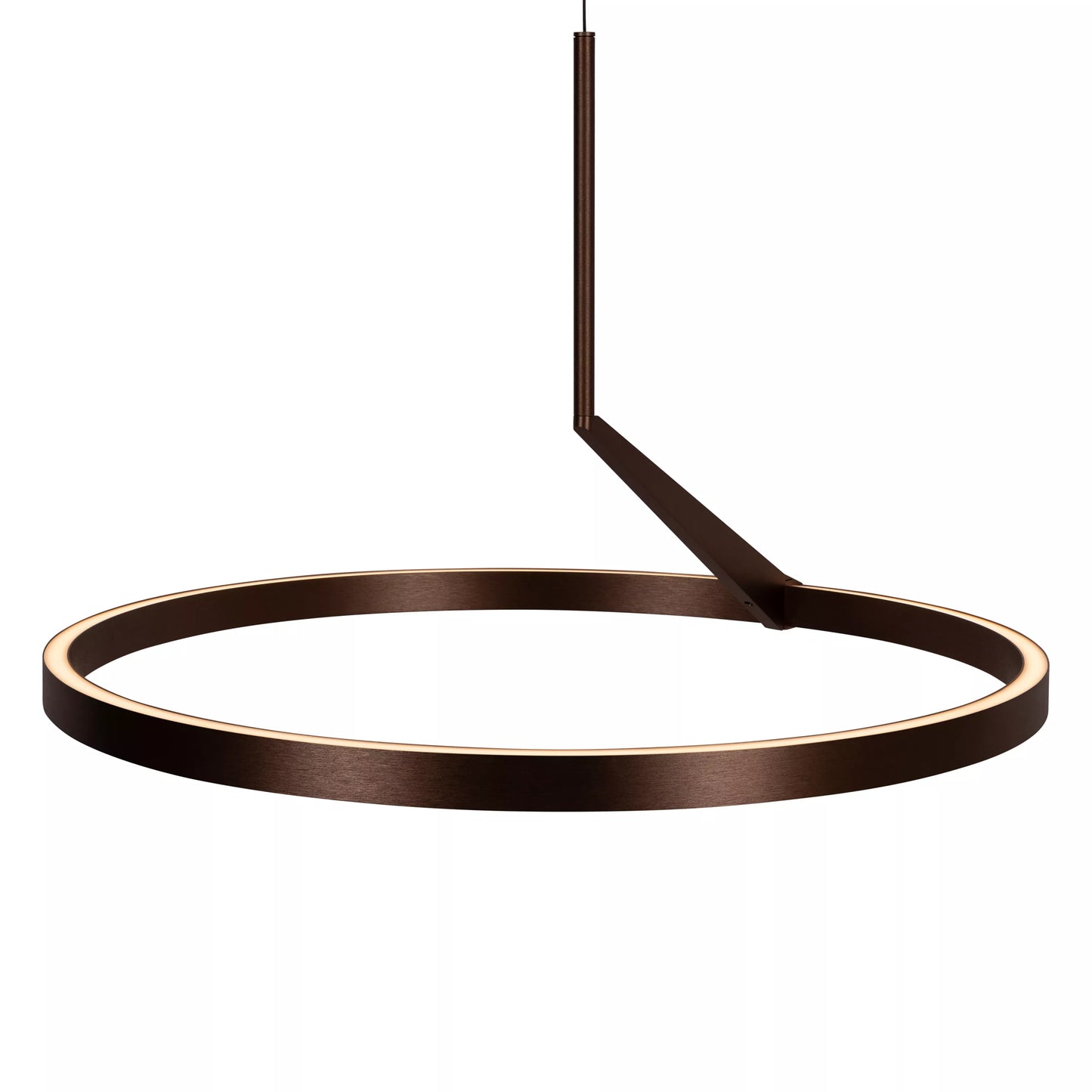 Lucide APPLAUSE - Pendant light - Ø 60 cm - LED Dim. - CCT - 1x32W 2700K/4000K - Hand Wave Sensor - Coffee | Premium