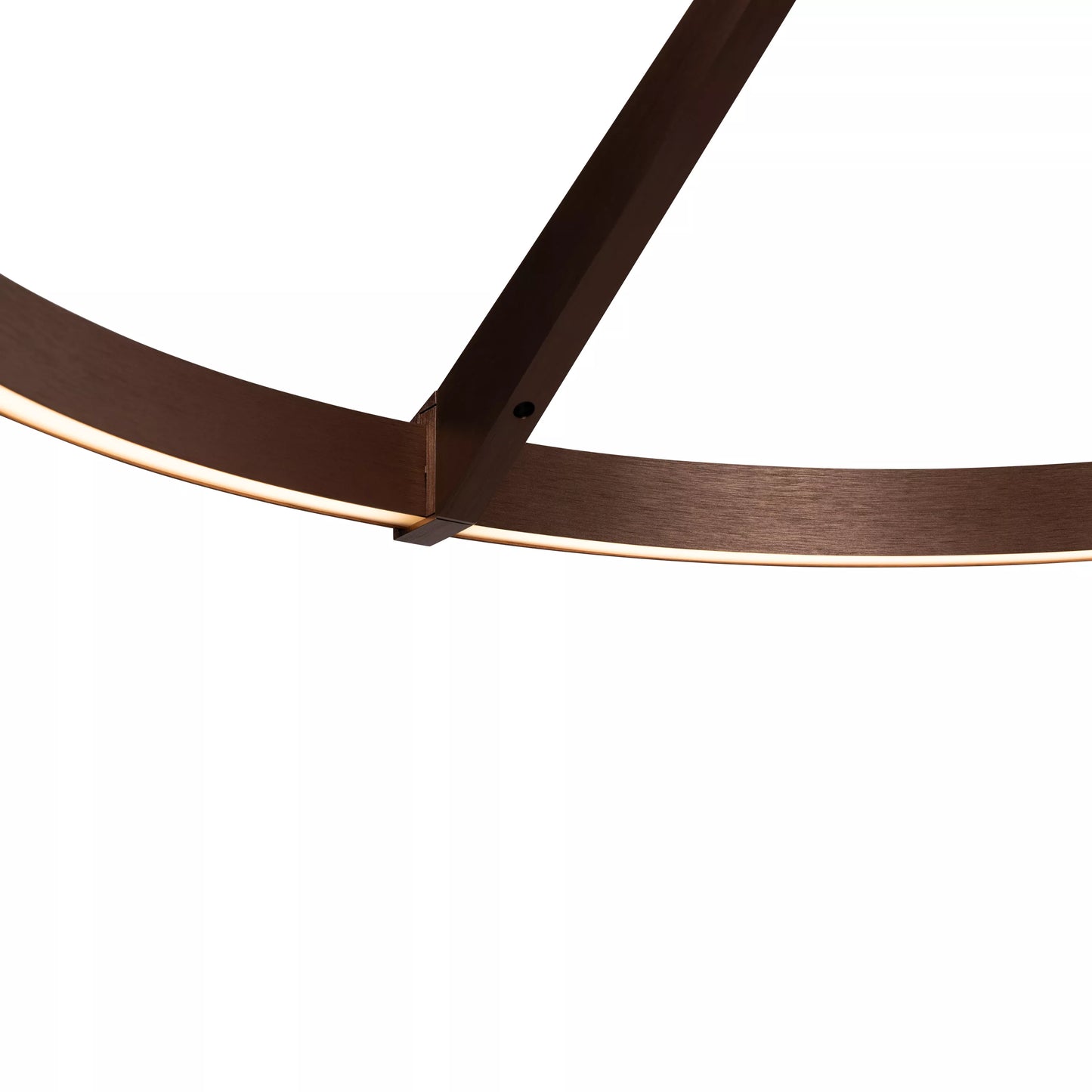 Lucide APPLAUSE - Pendant light - Ø 60 cm - LED Dim. - CCT - 1x32W 2700K/4000K - Hand Wave Sensor - Coffee | Premium