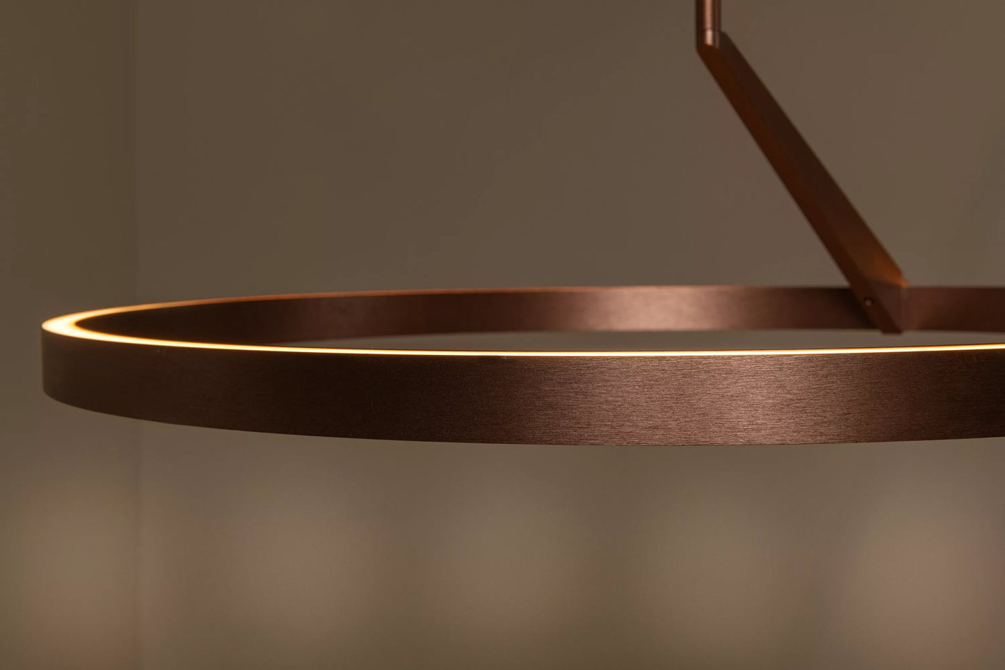 Lucide APPLAUSE - Pendant light - Ø 60 cm - LED Dim. - CCT - 1x32W 2700K/4000K - Hand Wave Sensor - Coffee | Premium