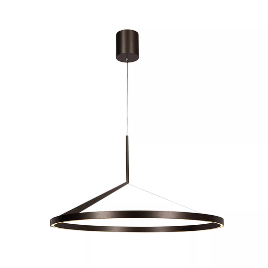 Lucide APPLAUSE - Pendant light - Ø 80 cm - LED Dim. - CCT - 1x50W 2700K/4000K - Hand Wave Sensor - Grey iron | Premium