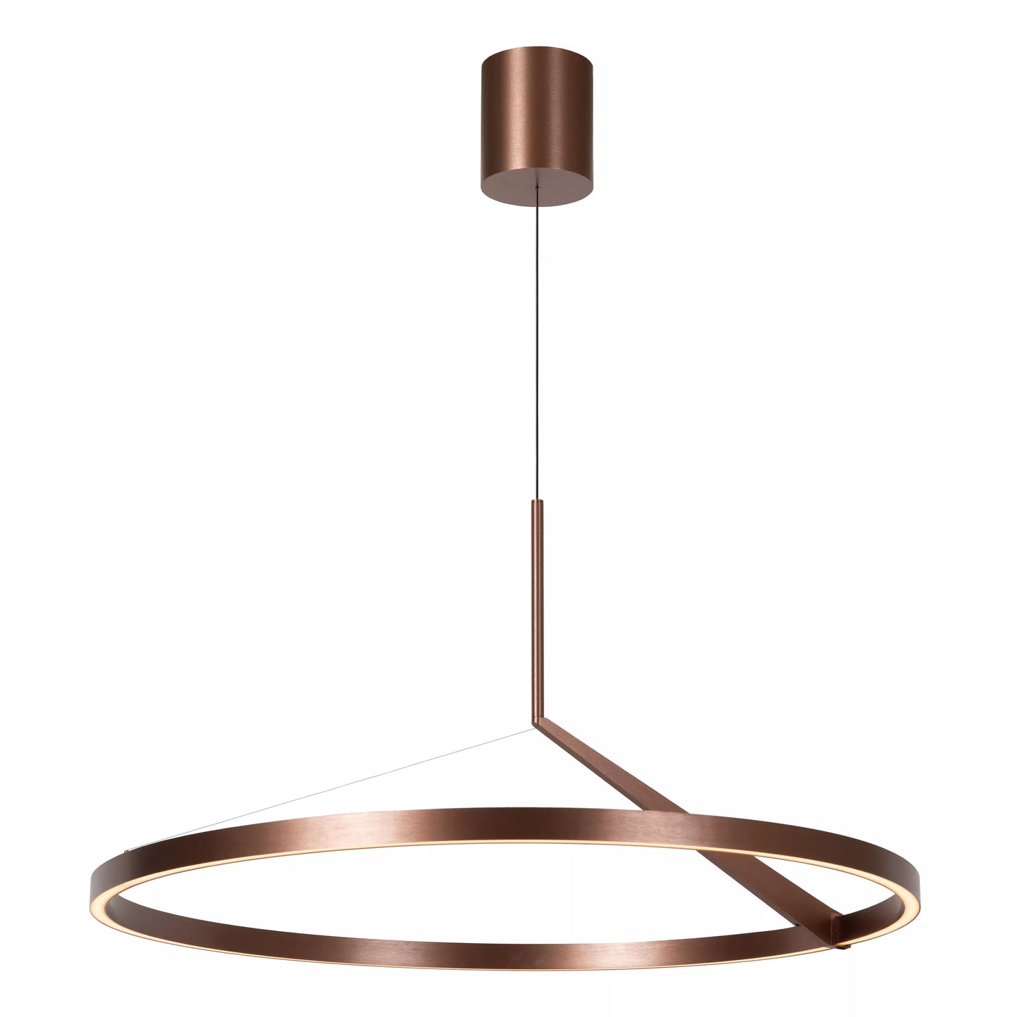 Lucide APPLAUSE - Pendant light - Ø 80 cm - LED Dim. - CCT - 1x50W 2700K/4000K - Hand Wave Sensor - Coffee | Premium