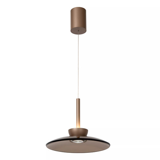 Lucide SANTIAGO - Pendant light - Ø 32 cm - LED Dim. - CCT - 1x16W 2700K/4000K - Amber | Premium