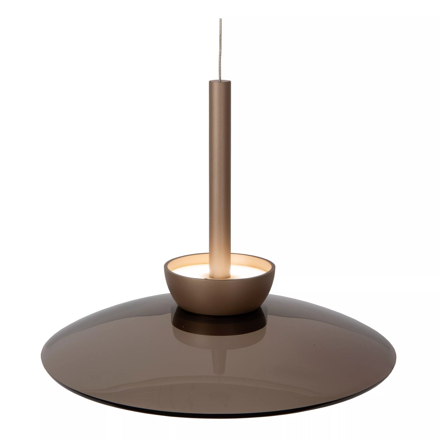 Lucide SANTIAGO - Pendant light - Ø 32 cm - LED Dim. - CCT - 1x16W 2700K/4000K - Amber | Premium
