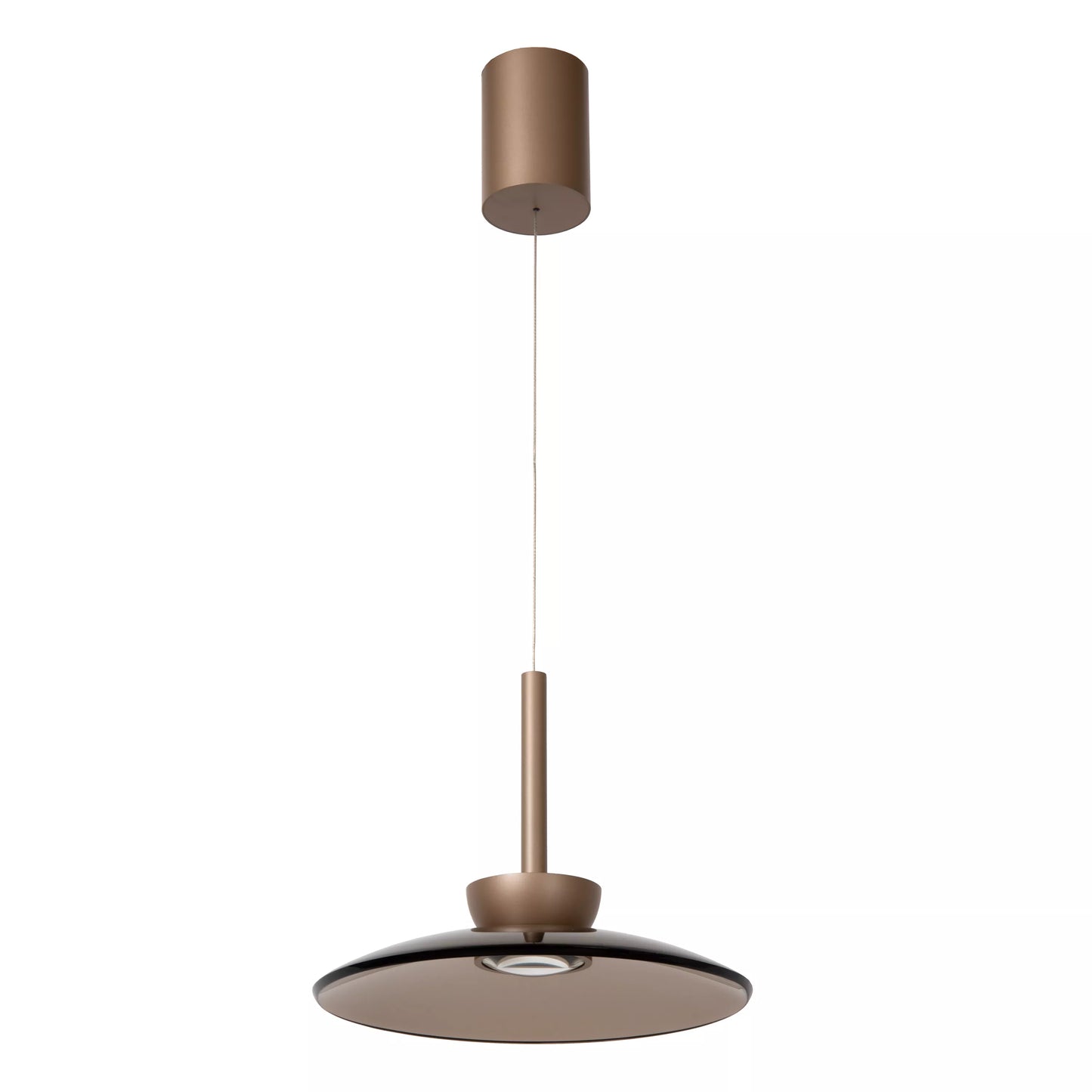 Lucide SANTIAGO - Pendant light - Ø 32 cm - LED Dim. - CCT - 1x16W 2700K/4000K - Amber | Premium