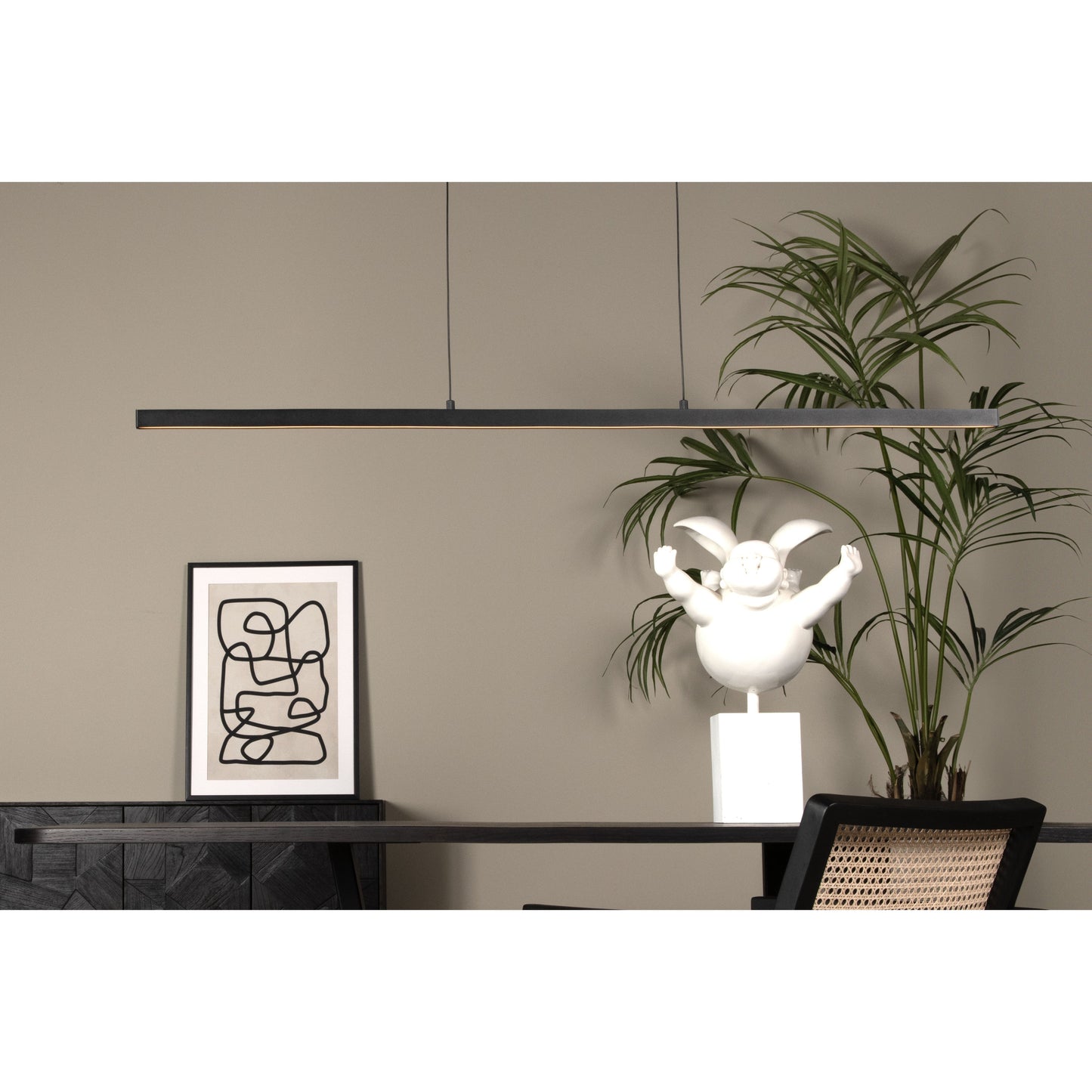 Lucide SIGMA - Pendant light - LED Dim. - 1x36W 2700K - Black