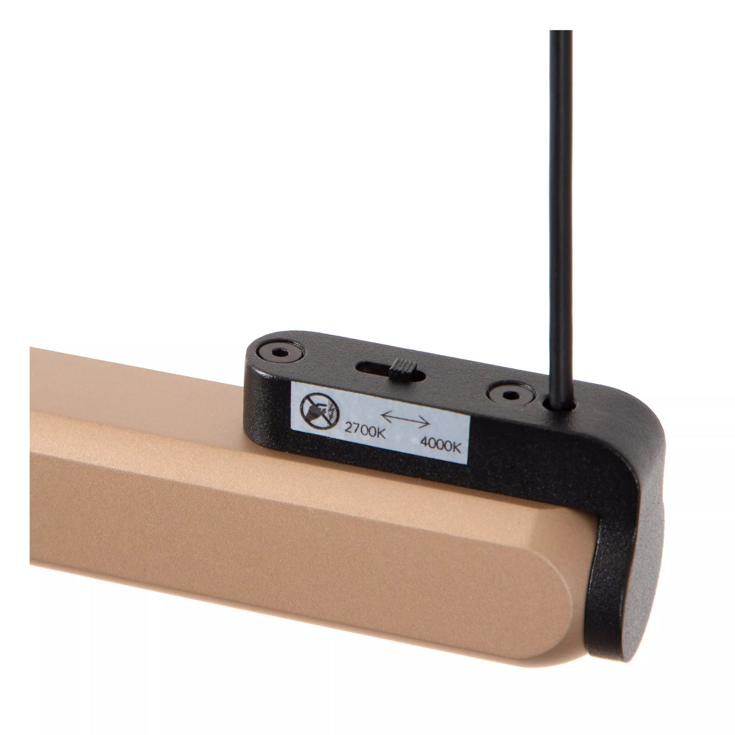 Lucide BRAGA - Hanging Lamp - LED Dimb. - CCT - 1x36W 2700K/4000K - Hand Motion Sensor - Coffee | Premium