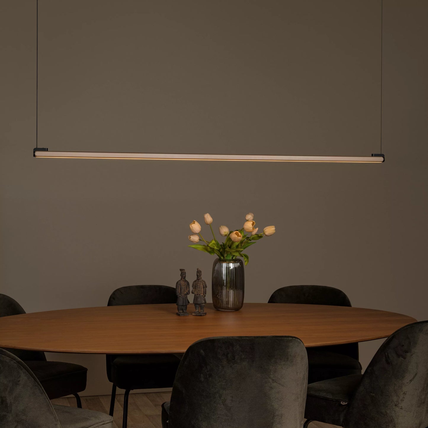 Lucide BRAGA - Hanging Lamp - LED Dimb. - CCT - 1x36W 2700K/4000K - Hand Motion Sensor - Coffee | Premium