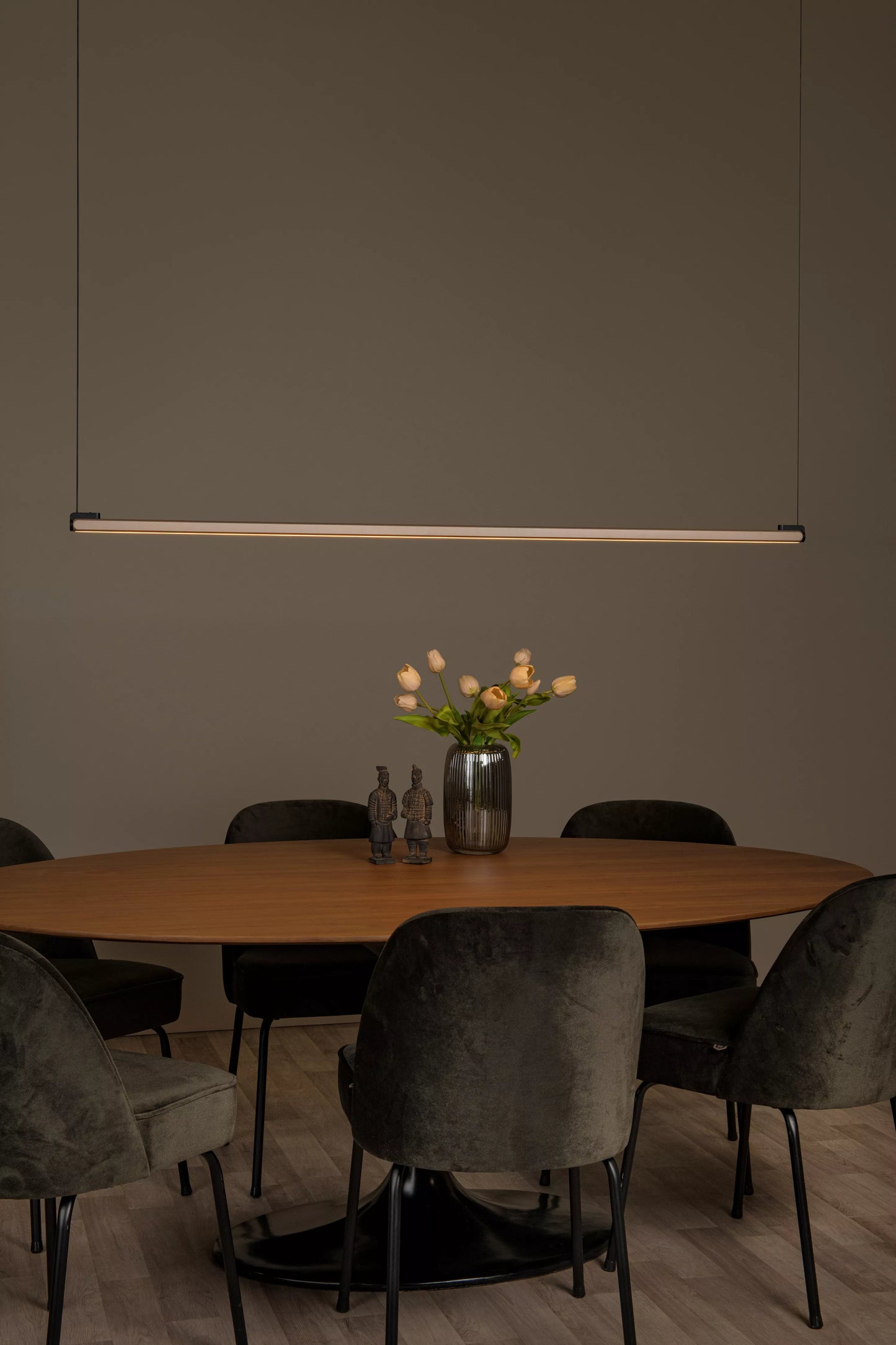 Lucide BRAGA - Hanging Lamp - LED Dimb. - CCT - 1x36W 2700K/4000K - Hand Motion Sensor - Coffee | Premium