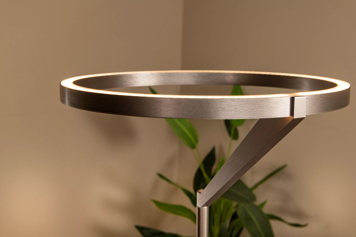 Lucide APPLAUSE - Floor lamp - Ø 33 cm - LED Dim. - CCT - 2700K/4000K - Grey iron | Premium