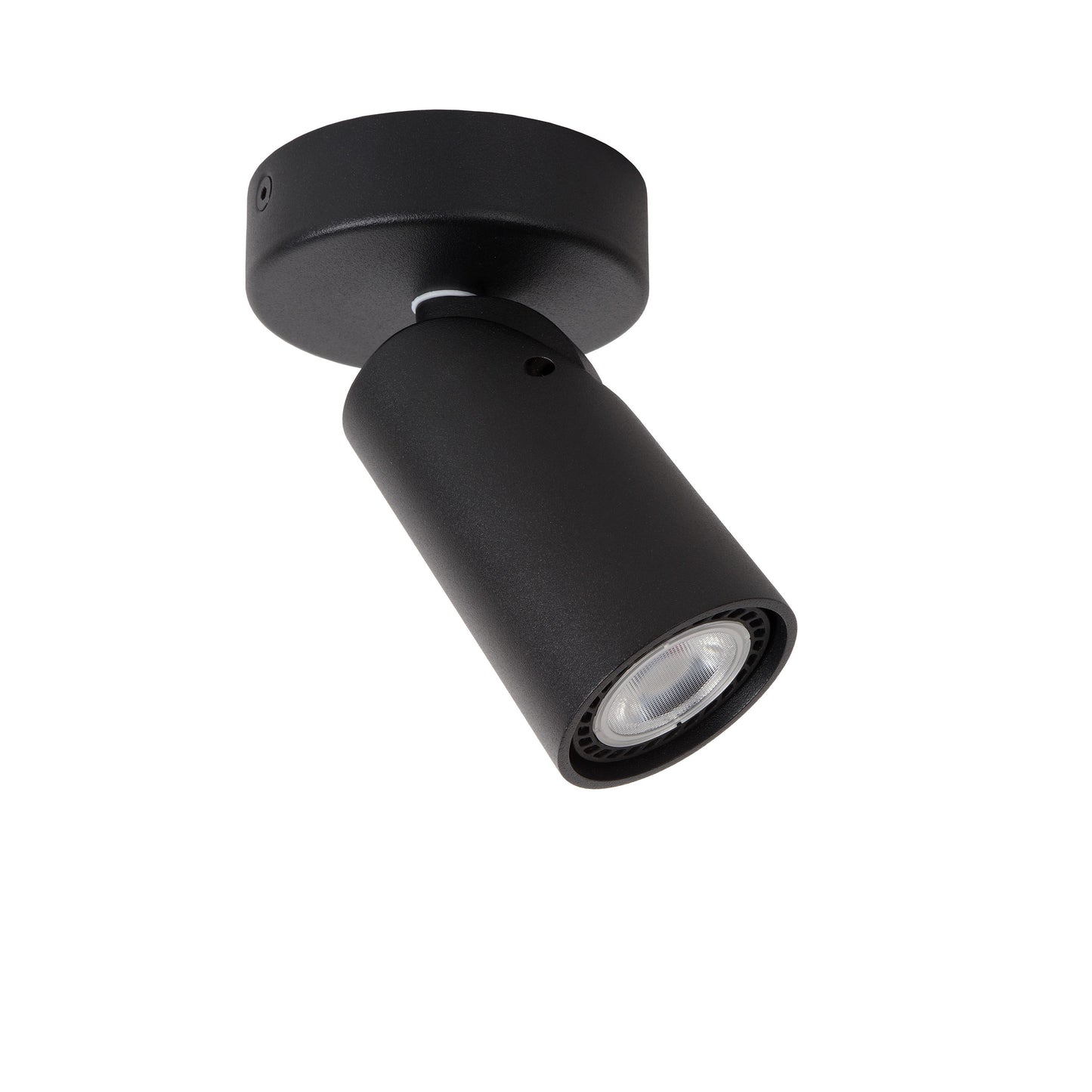 Lucide XYRUS - Ceiling spotlight - Ø 9 cm - LED Dim to warm - GU10 - 1x5W 2200K/3000K - Black