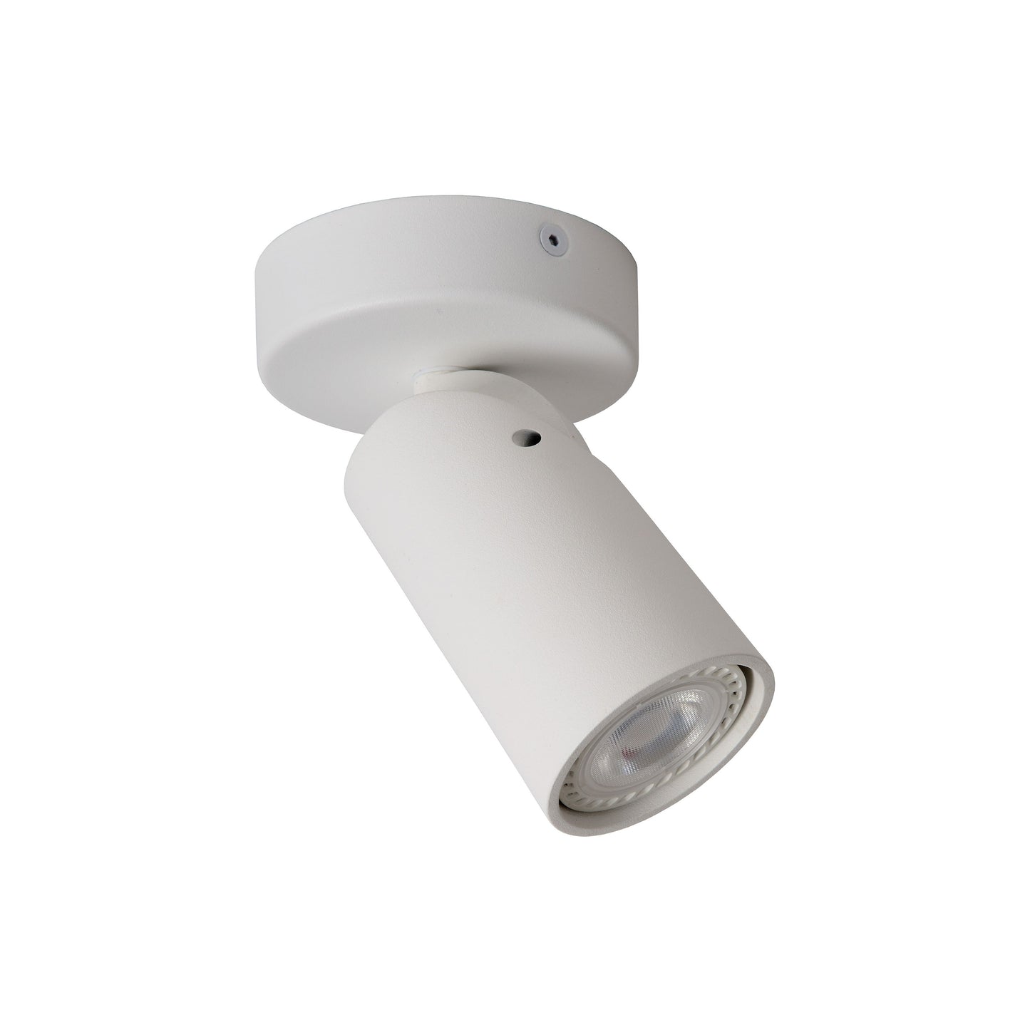 Lucide XYRUS - Ceiling spotlight - Ø 9 cm - LED Dim to warm - GU10 - 1x5W 2200K/3000K - White