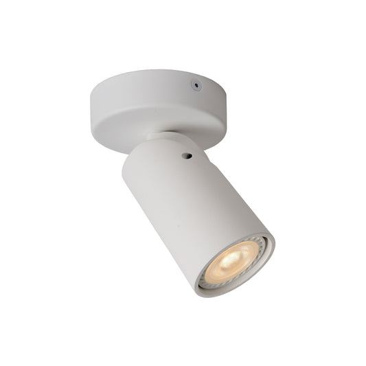 Lucide XYRUS - Ceiling spotlight - Ø 9 cm - LED Dim to warm - GU10 - 1x5W 2200K/3000K - White