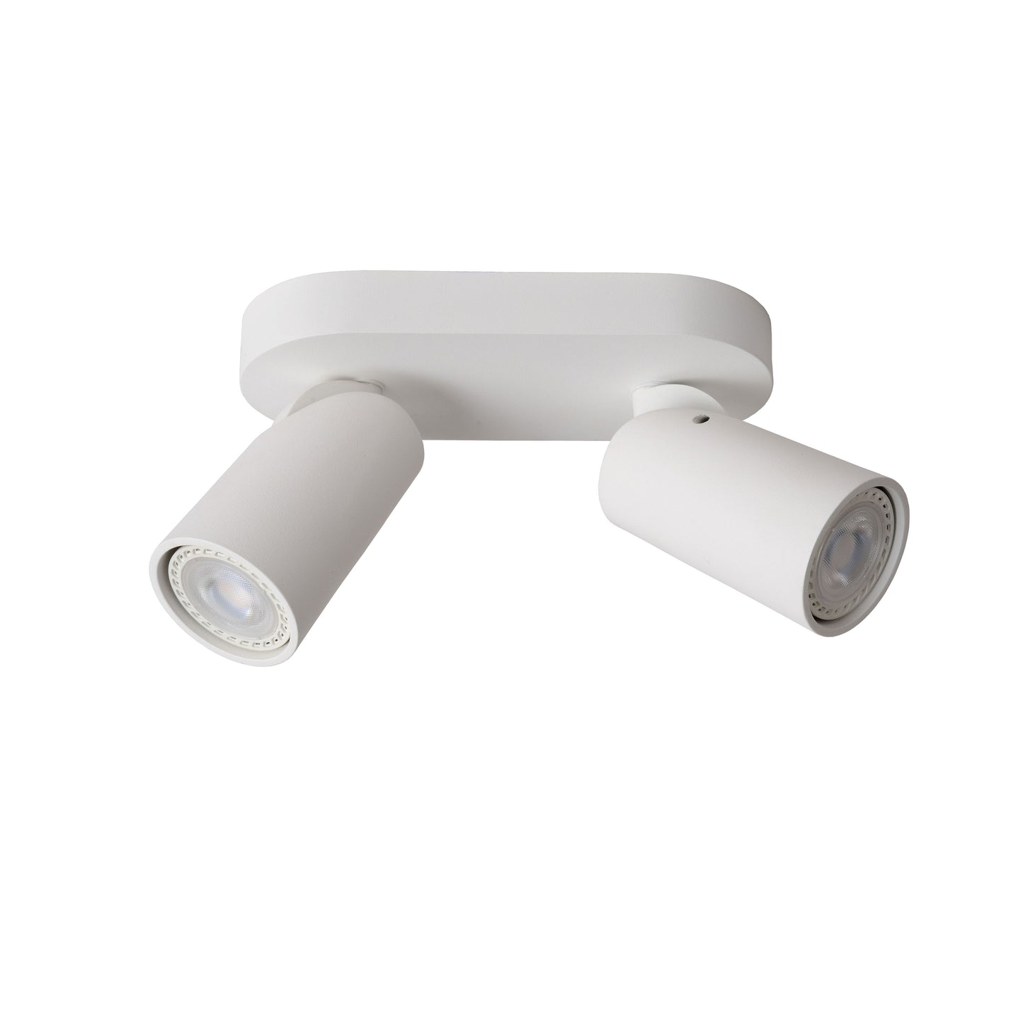 Lucide XYRUS - Ceiling spotlight - LED Dim to warm - GU10 - 2x5W 2200K/3000K - White