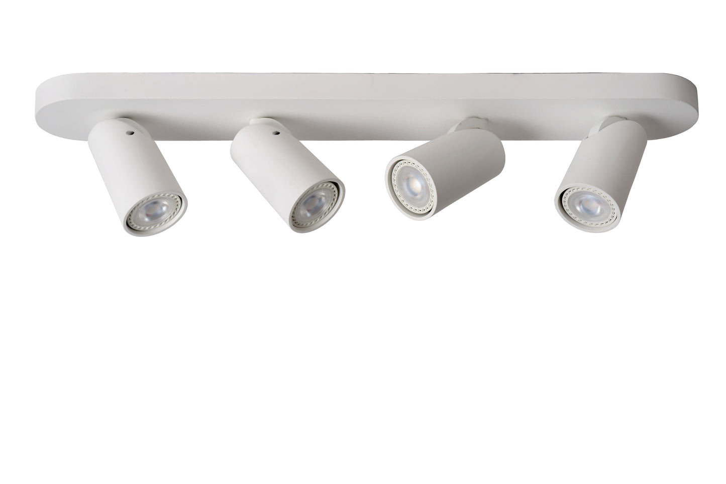 Lucide XYRUS - Ceiling spotlight - LED Dim to warm - GU10 - 4x5W 2200K/3000K - White