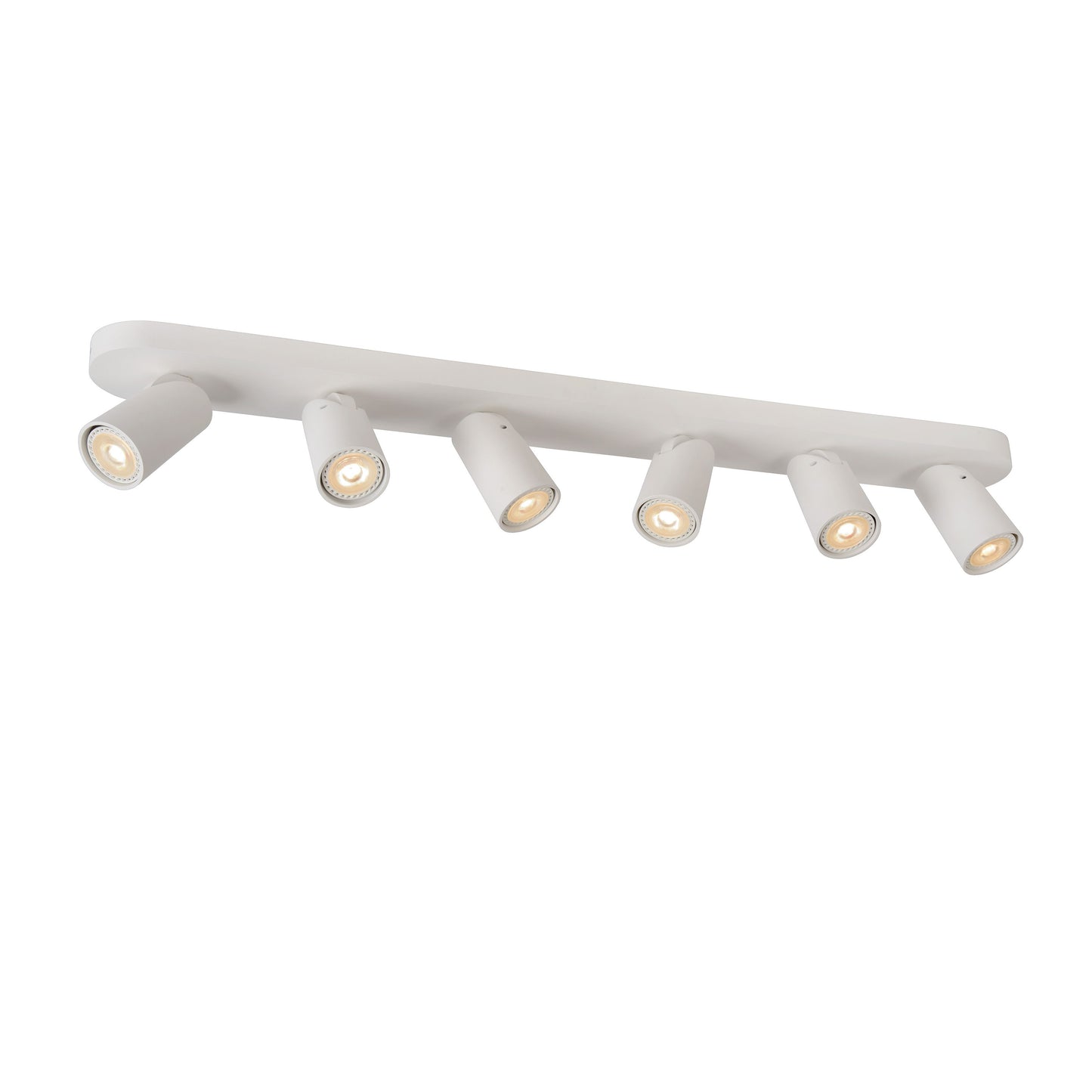 Lucide XYRUS - Ceiling spotlight - LED Dim to warm - GU10 - 6x5W 2200K/3000K - White