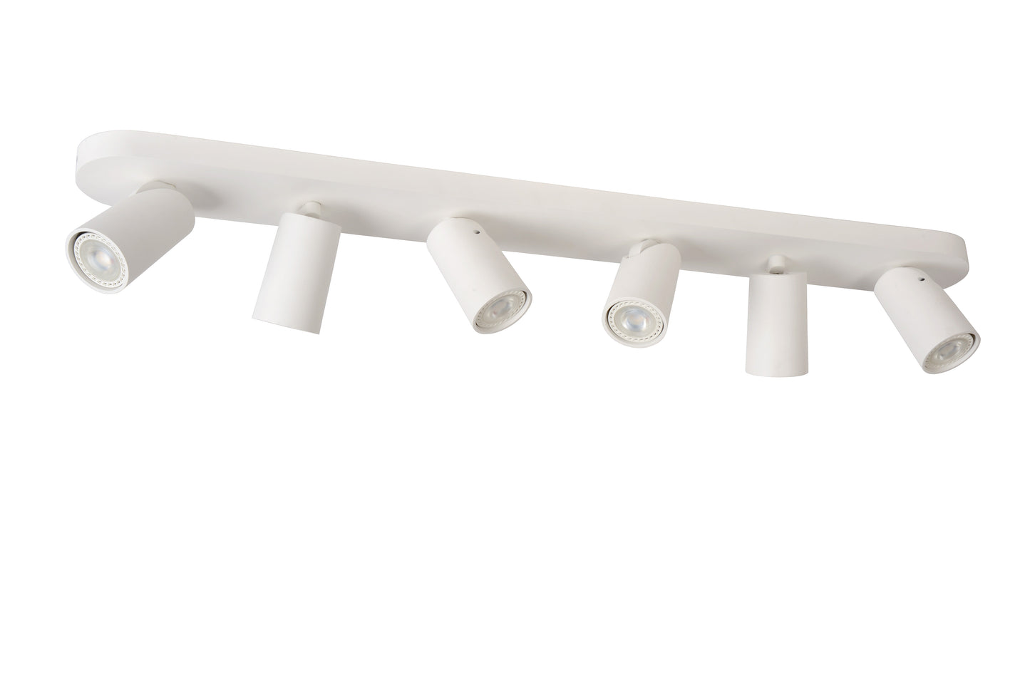 Lucide XYRUS - Ceiling spotlight - LED Dim to warm - GU10 - 6x5W 2200K/3000K - White