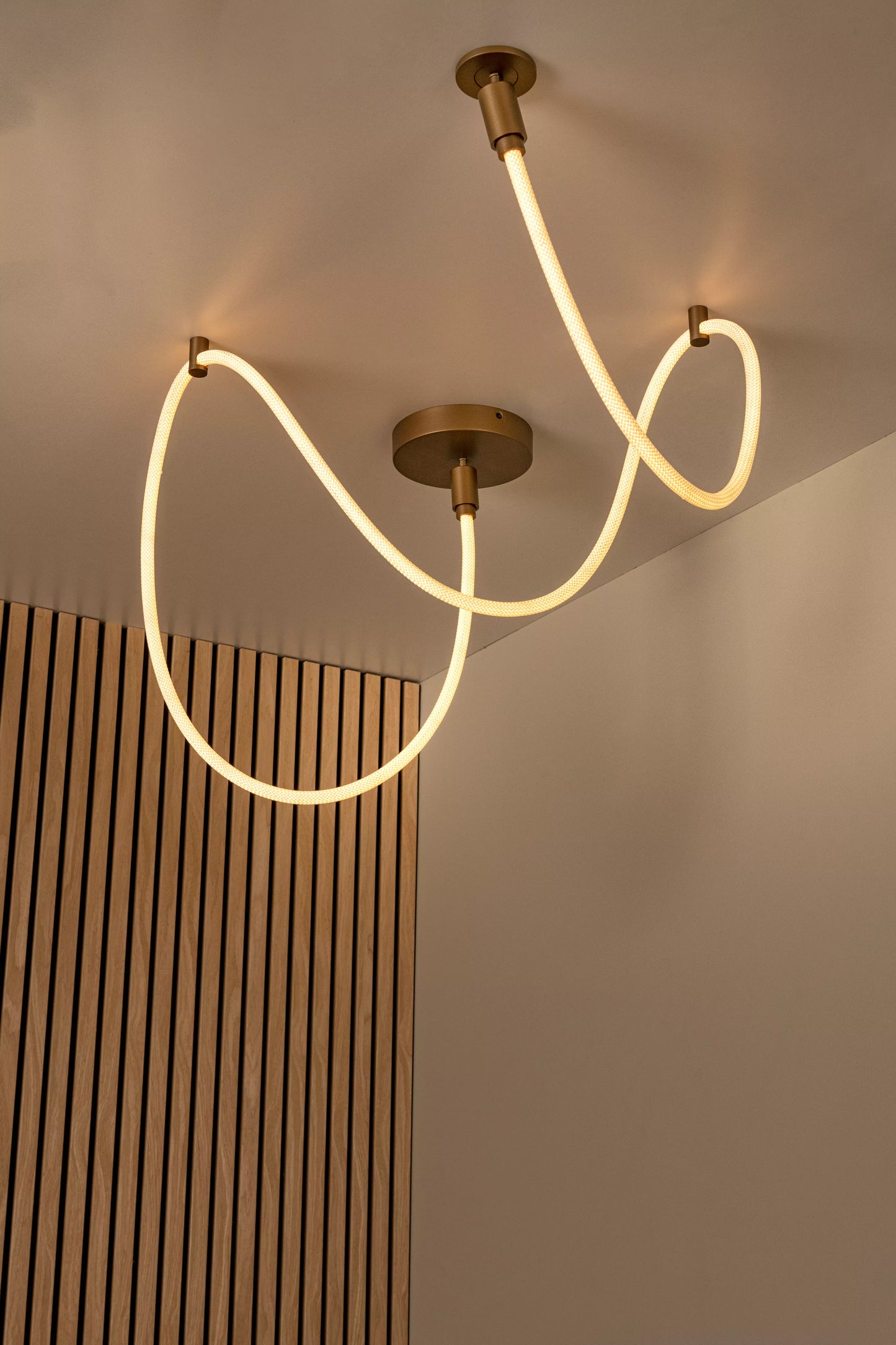 Lucide JANDERIN - Flush ceiling light - LED Dim. - CCT - 1x36W 2200K/3300K - Champagne Color | Vibes