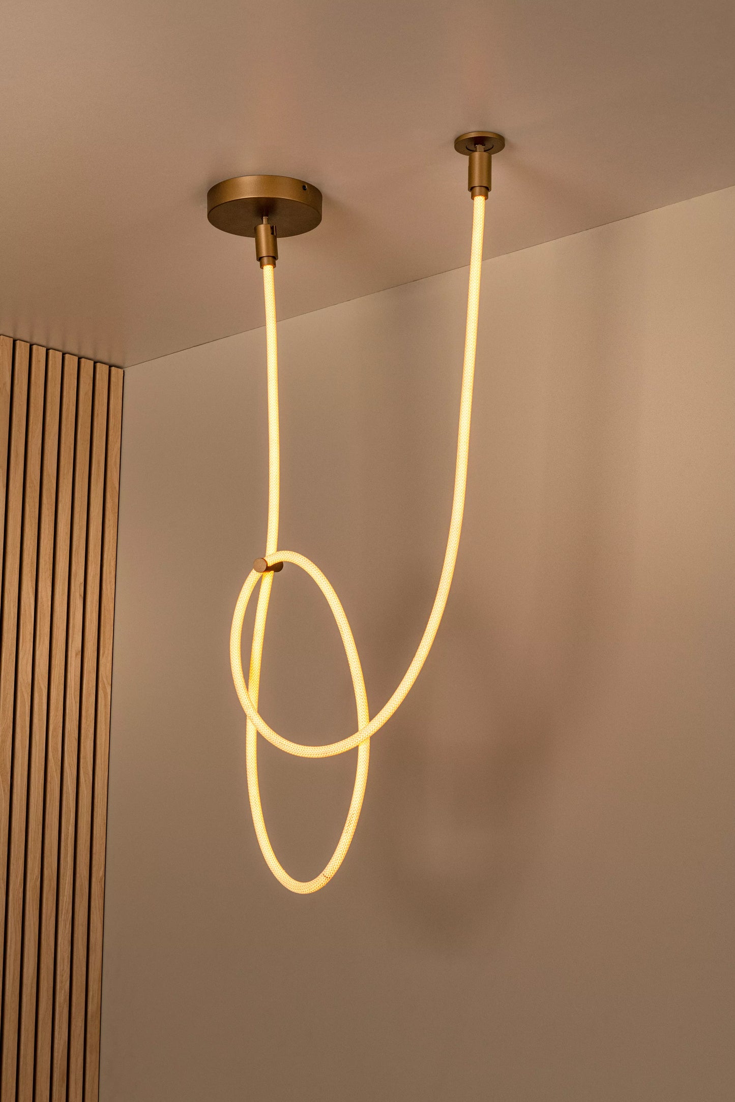 Lucide JANDERIN - Flush ceiling light - LED Dim. - CCT - 1x36W 2200K/3300K - Champagne Color | Vibes