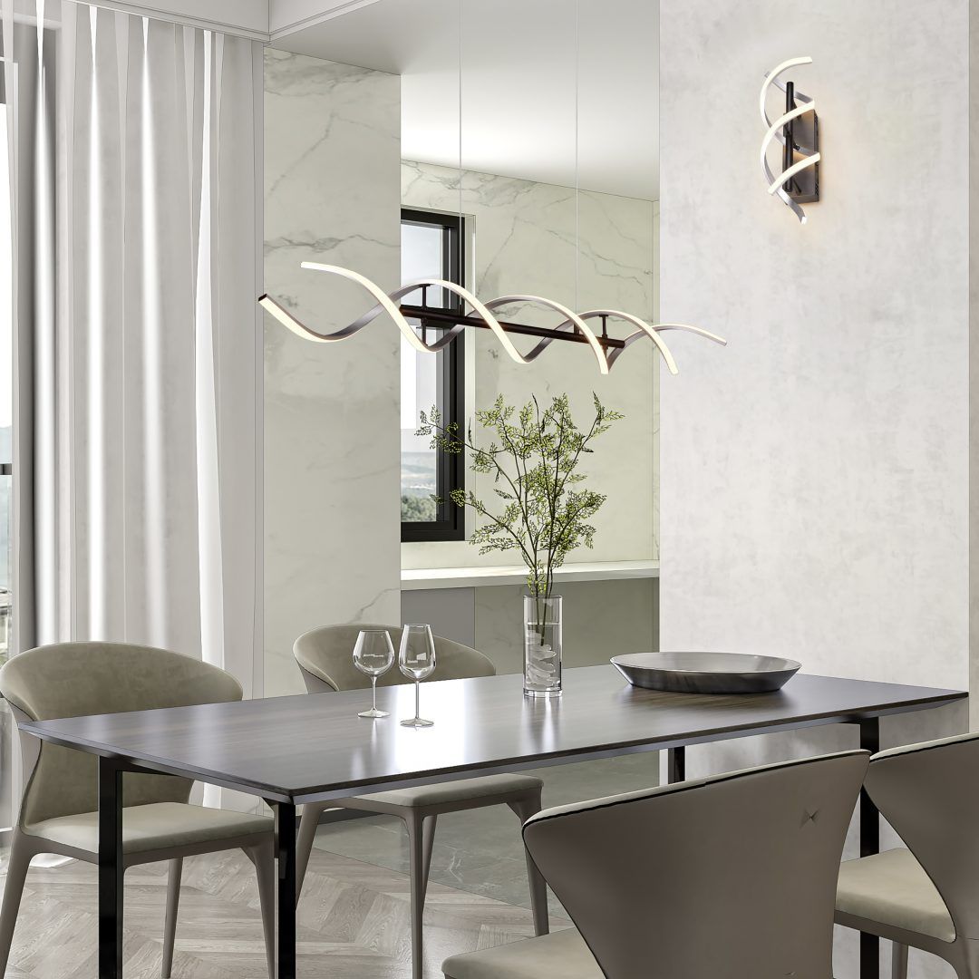 Sequence  - Wall lamp - Brushed Aluminium - Trio