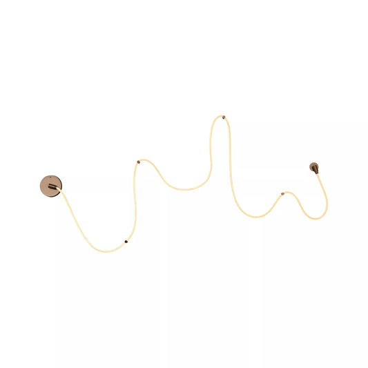 Lucide JANDERIN - Wall light - LED Dim. - CCT - 1x48W 2200K/3300K - Hand Wave Sensor - Champagne Color | Vibes