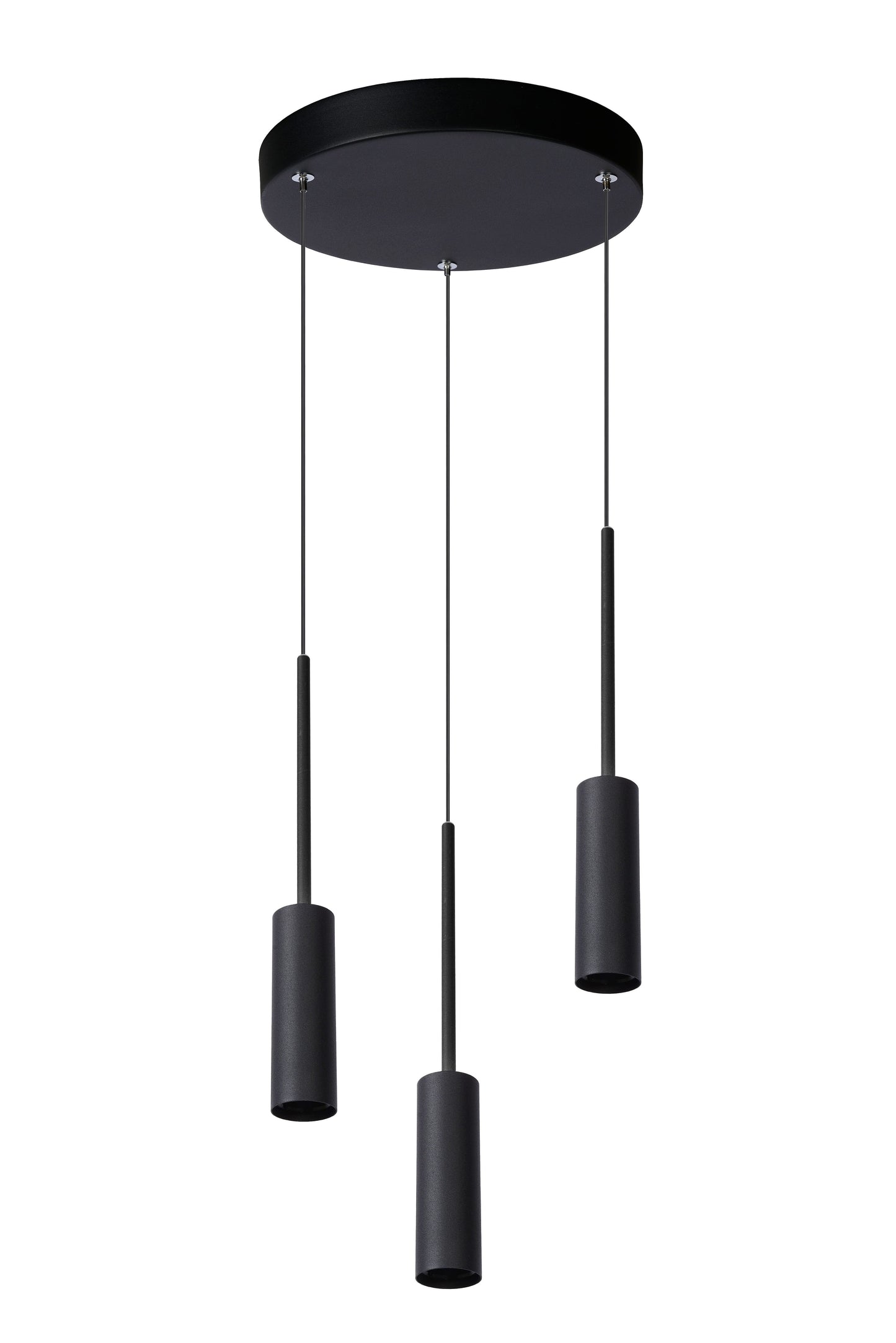 Lucide TUBULE - Pendant light - Ø 26 cm - LED - 3x7W 2700K - Black