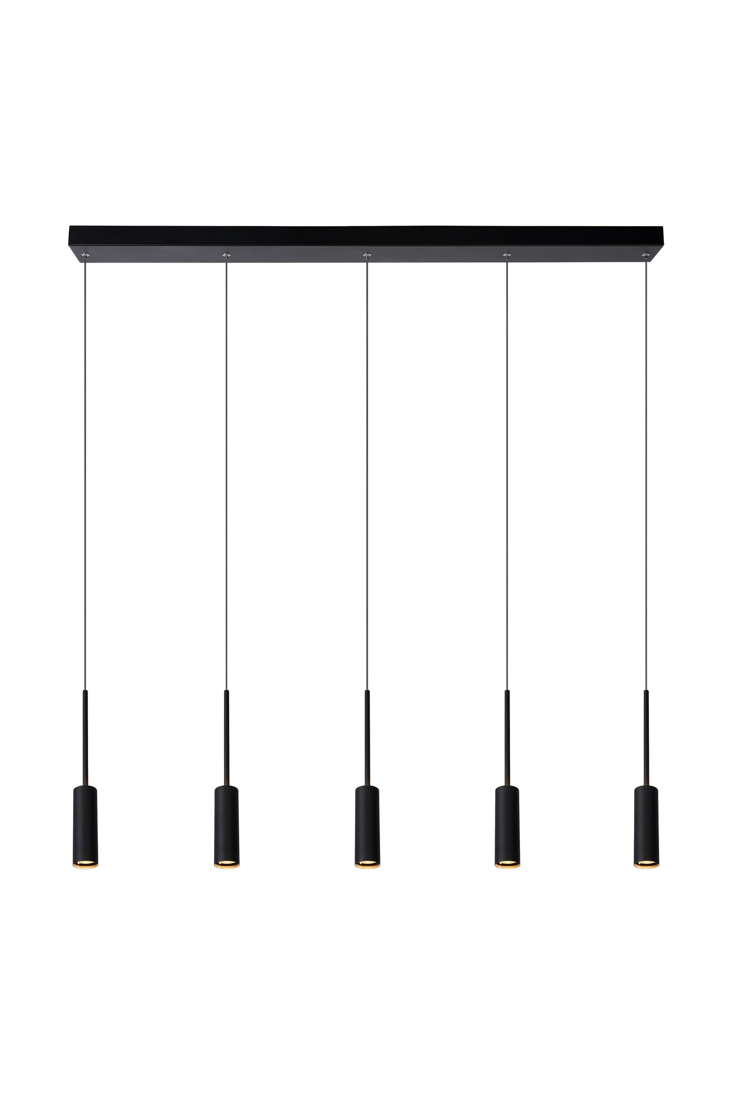 Lucide TUBULE - Pendant light - LED - 5x7W 2700K - Black