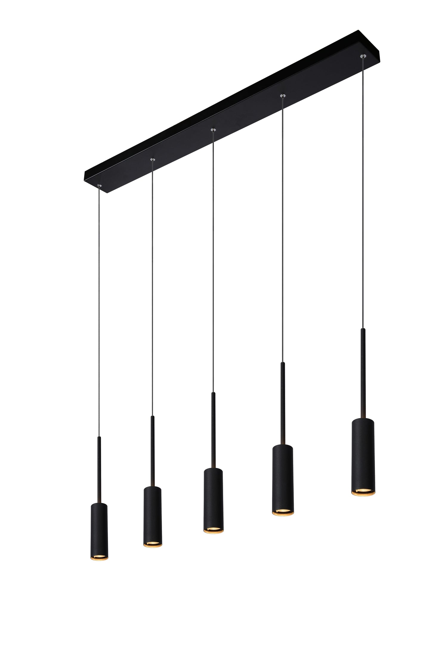 Lucide TUBULE - Pendant light - LED - 5x7W 2700K - Black