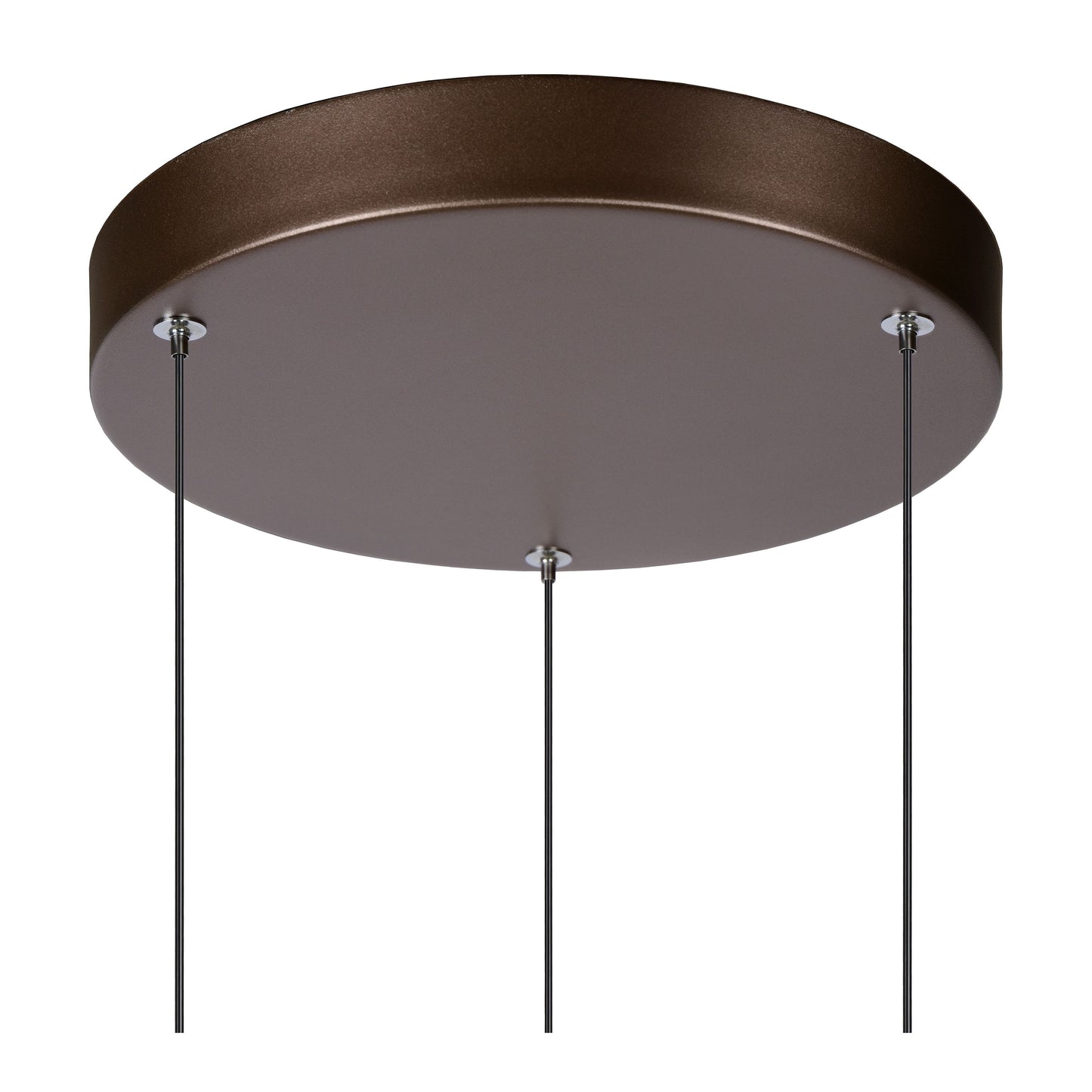 Lucide MARGARY - Pendant light - Ø 28 cm - LED Dim. - 3x4W 2700K - Coffee