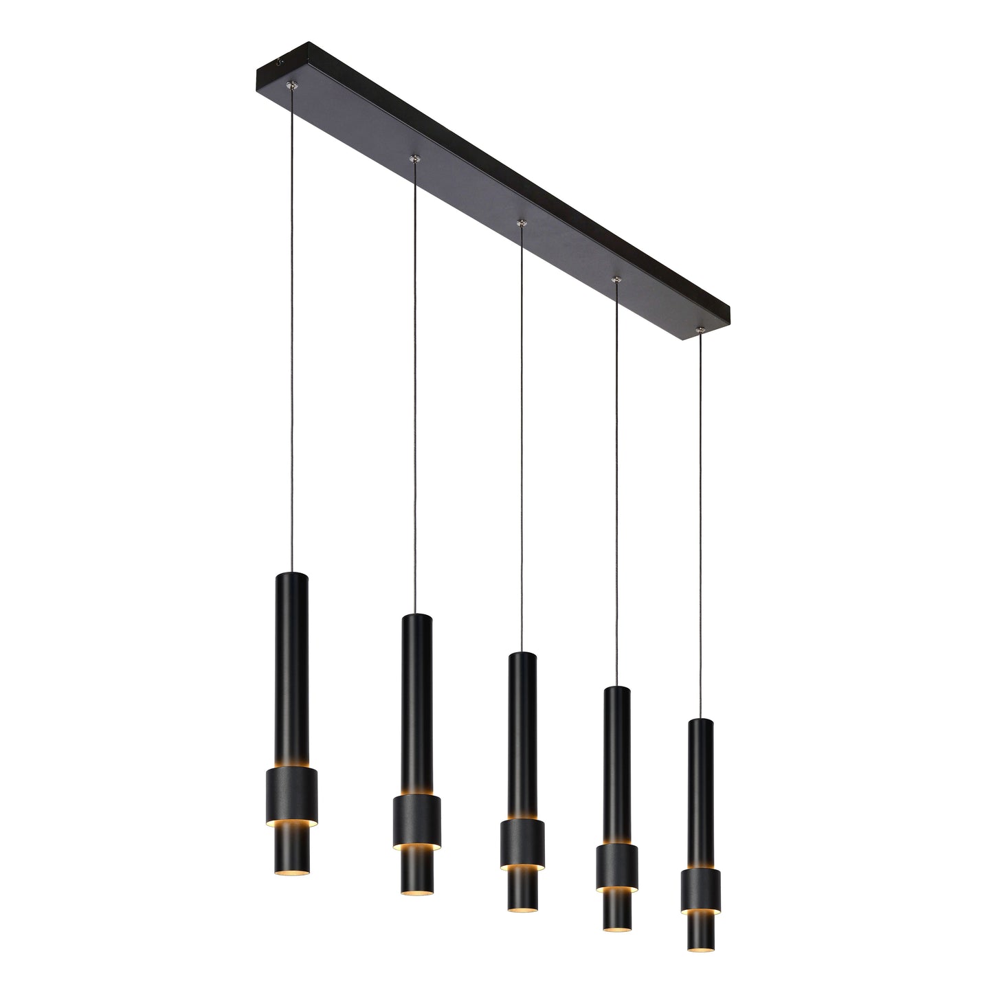 Lucide MARGARY - Pendant light - LED Dim. - 5x4,2W 2700K - Black