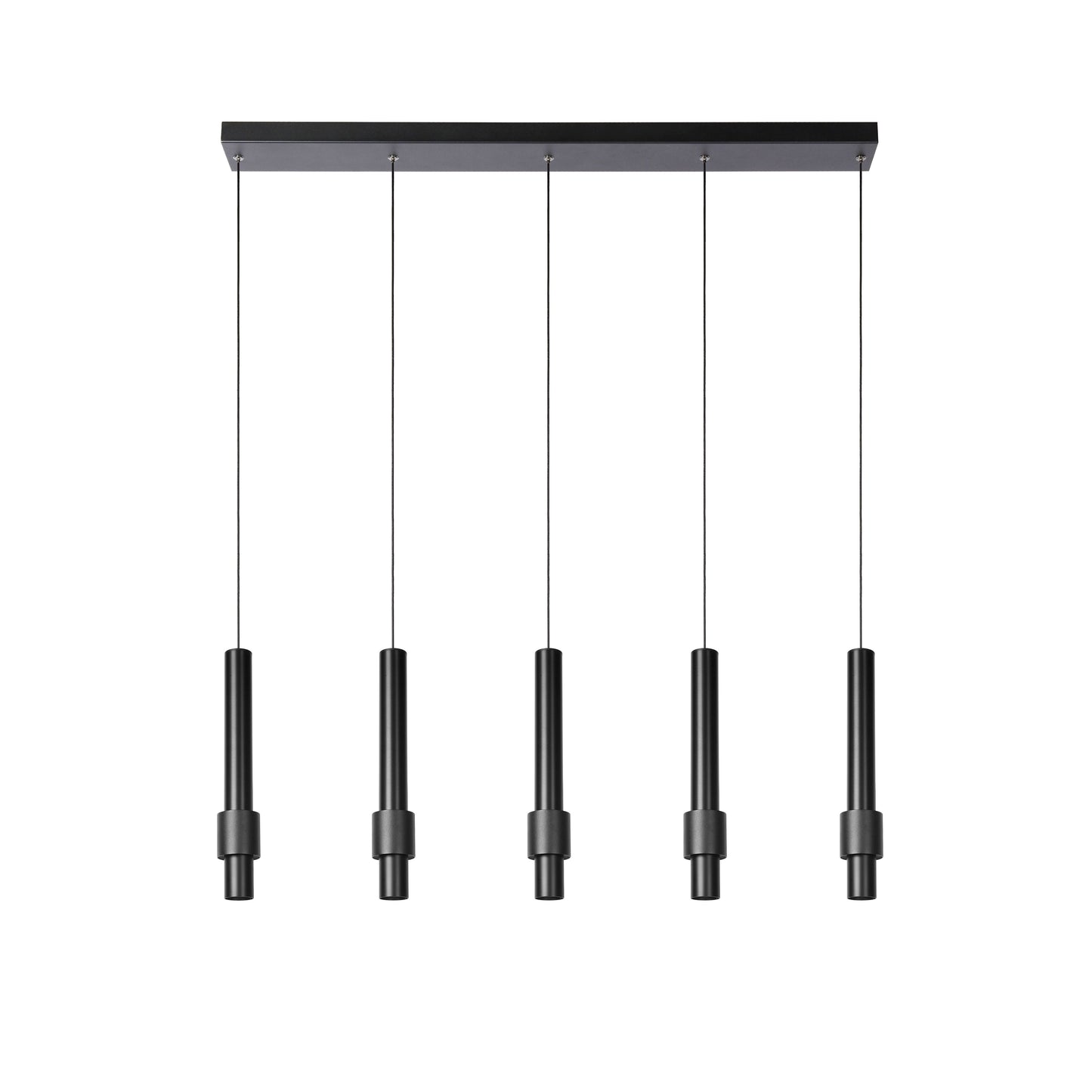 Lucide MARGARY - Pendant light - LED Dim. - 5x4,2W 2700K - Black