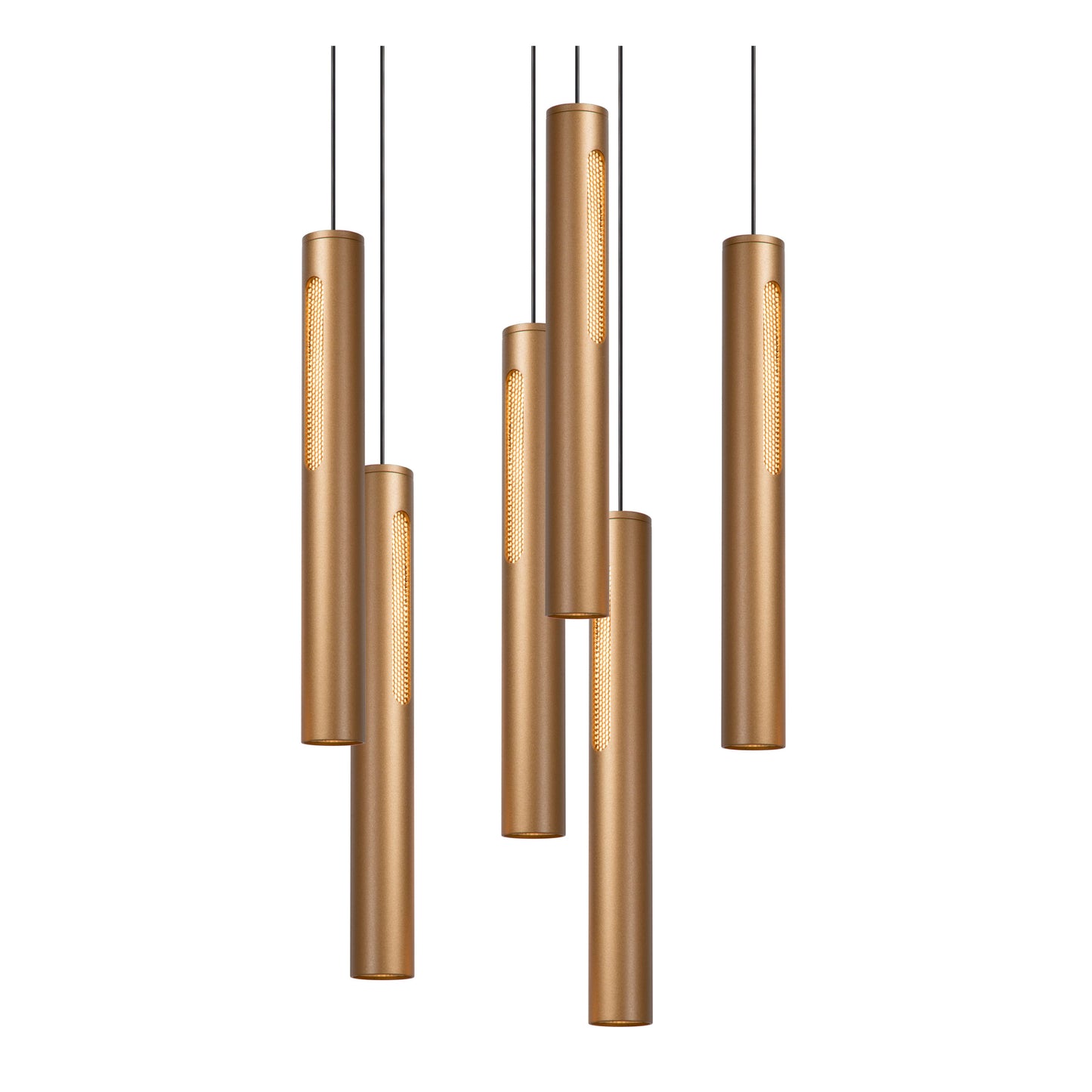 Lucide GRIFFITH - Pendant light - Ø 38 cm - LED Dim. - 6x7,6W 2700K/4000K - Bronze