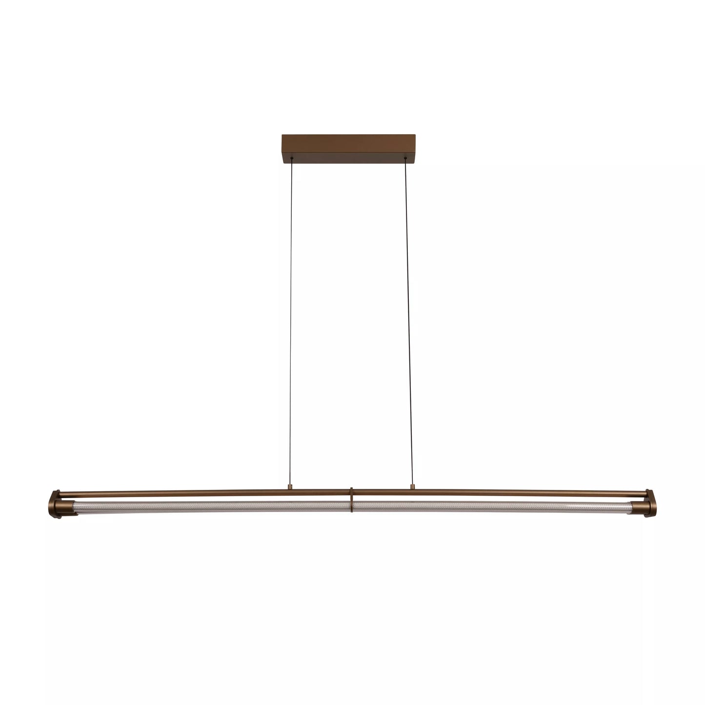 Lucide JANDERIN - Pendant light - LED Dim. - CCT - 2x16,5W 2200K/3300K - Hand Wave Sensor - Champagne Color | Vibes