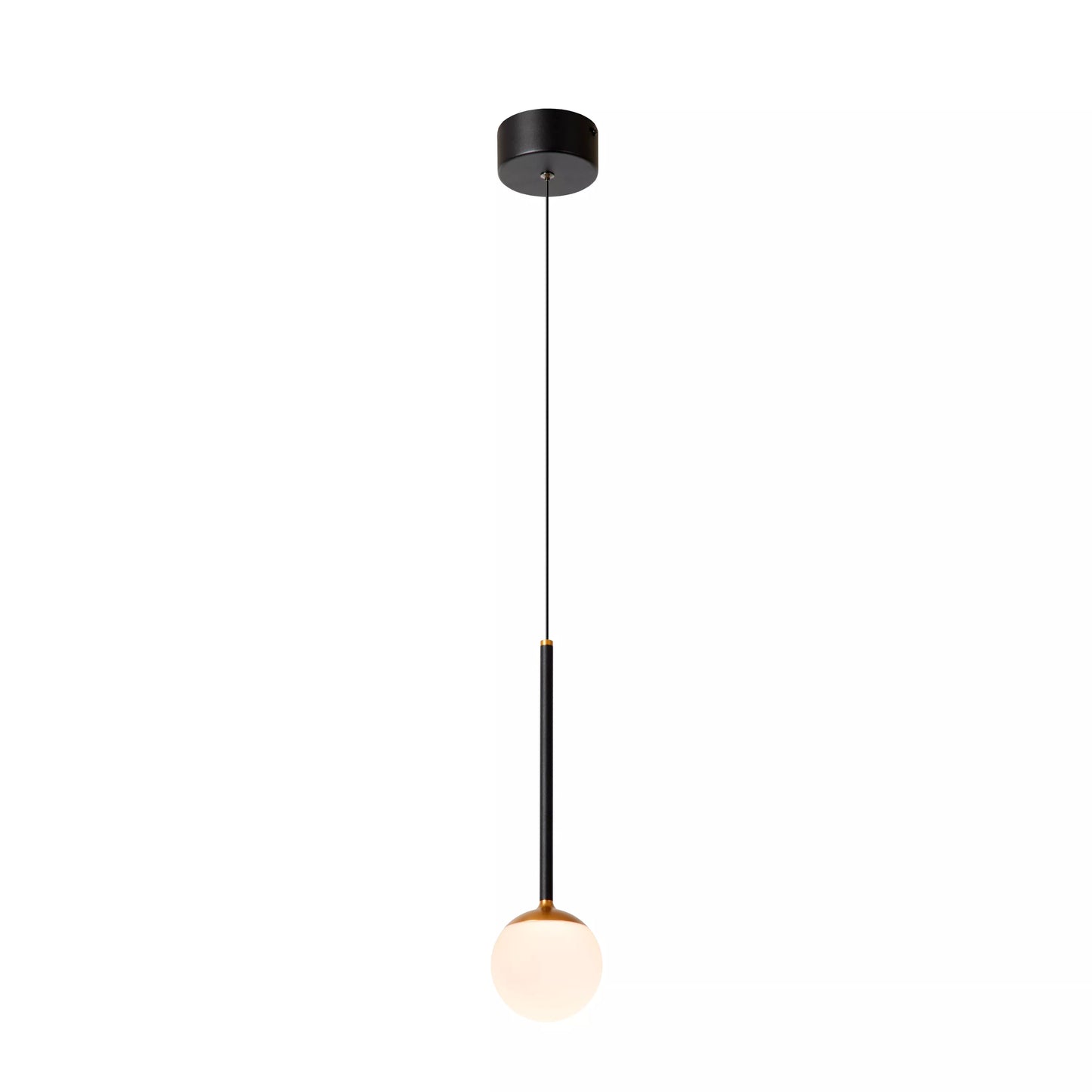 Lucide CALINA - Pendant light - Ø 9,9 cm - LED Dim. - CCT - 1x7W 2200K/3300K - With replaceable LED module - Black | Premium