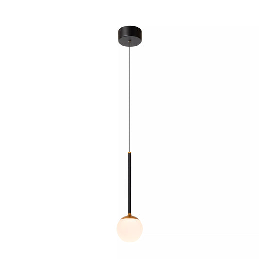 Lucide CALINA - Pendant light - Ø 9,9 cm - LED Dim. - CCT - 1x7W 2200K/3300K - With replaceable LED module - Black | Premium