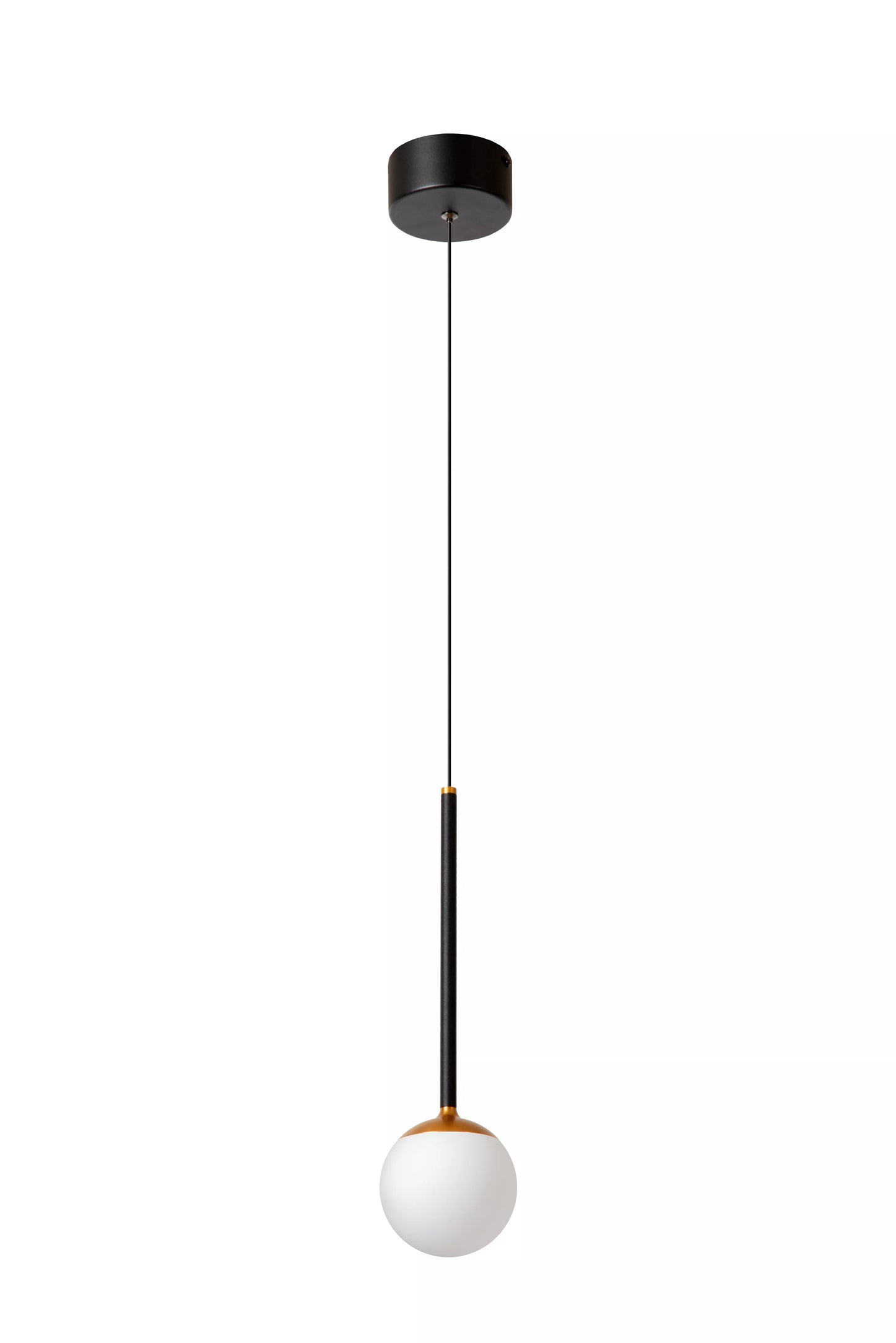 Lucide CALINA - Pendant light - Ø 9,9 cm - LED Dim. - CCT - 1x7W 2200K/3300K - With replaceable LED module - Black | Premium