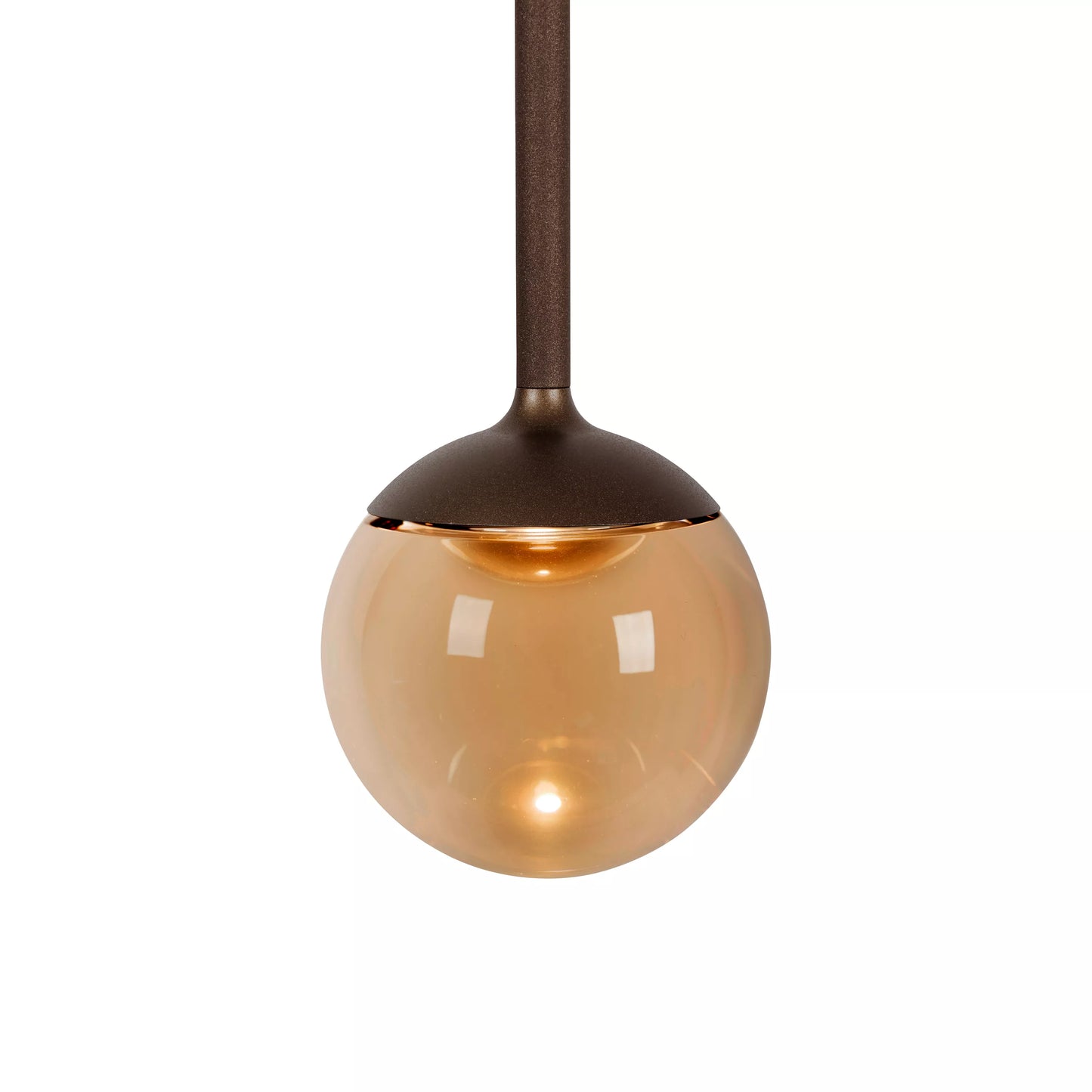 Lucide CALINA - Pendant light - Ø 9,9 cm - LED Dim. - CCT - 1x7W 2200K/3300K - With replaceable LED module - Coffee | Premium