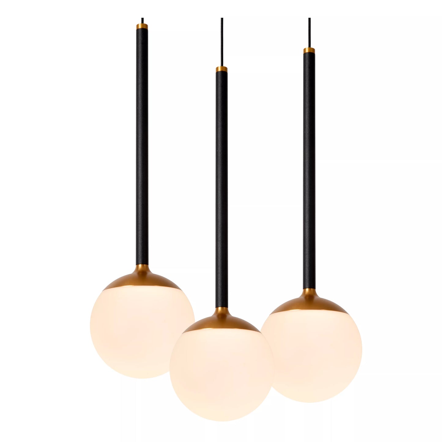 Lucide CALINA - Pendant light - Ø 41,9 cm - LED Dim. - CCT - 5x7,4W 2200K/3300K - With replaceable LED module - Black | Premium