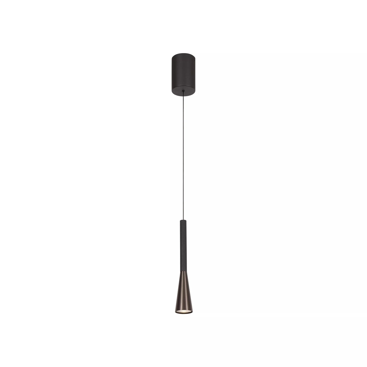 Lucide JOAKIM - Pendant light - Ø 7,7 cm - LED Dim. - CCT - 1x7W 2700K/4000K - With replaceable LED module - Coffee | Premium
