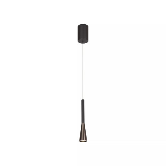 Lucide JOAKIM - Pendant light - Ø 7,7 cm - LED Dim. - CCT - 1x7W 2700K/4000K - With replaceable LED module - Coffee | Premium