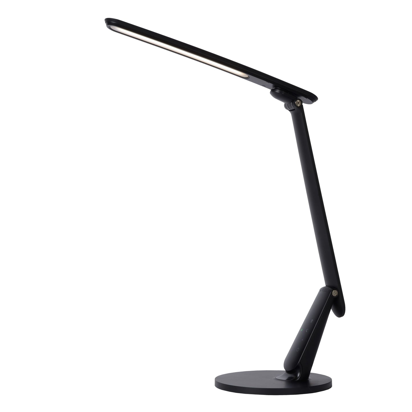 Lucide PRACTICO - Desk lamp - LED Dim. - 1x10W 2700K/6000K - With USB charging point - Black