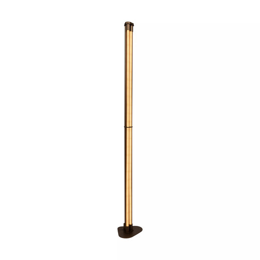 Lucide JANDERIN - Floor lamp - LED Dim. - CCT - 2x17W 2200K/3300K - Hand Wave Sensor - Champagne Color | Vibes