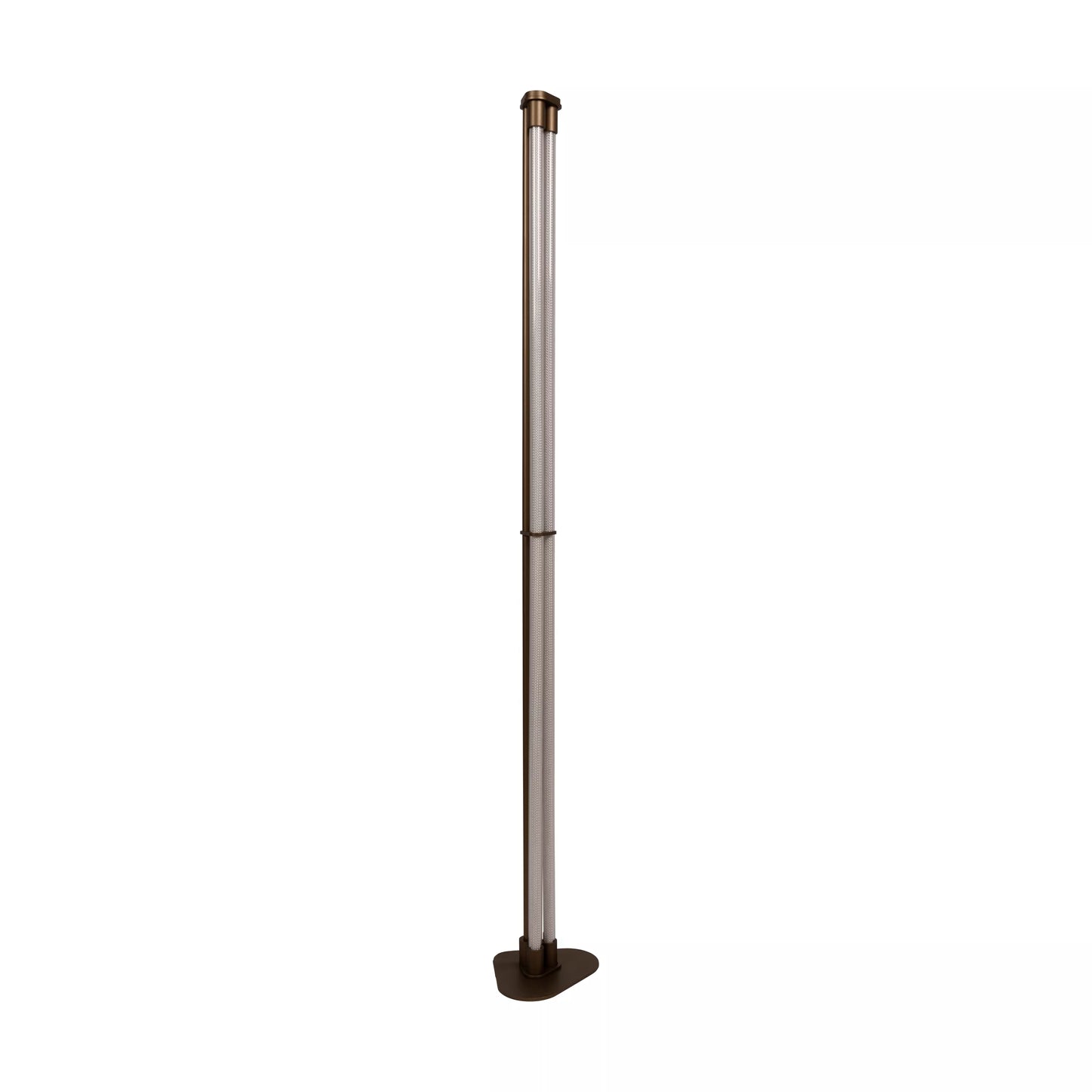 Lucide JANDERIN - Floor lamp - LED Dim. - CCT - 2x17W 2200K/3300K - Hand Wave Sensor - Champagne Color | Vibes