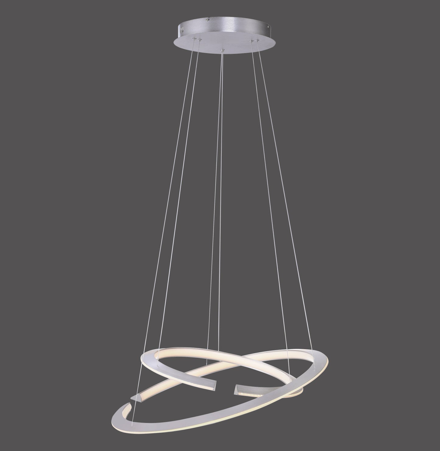 Alessa - Pendant Light - Steel - By Paul Neuhaus - (2491-55)